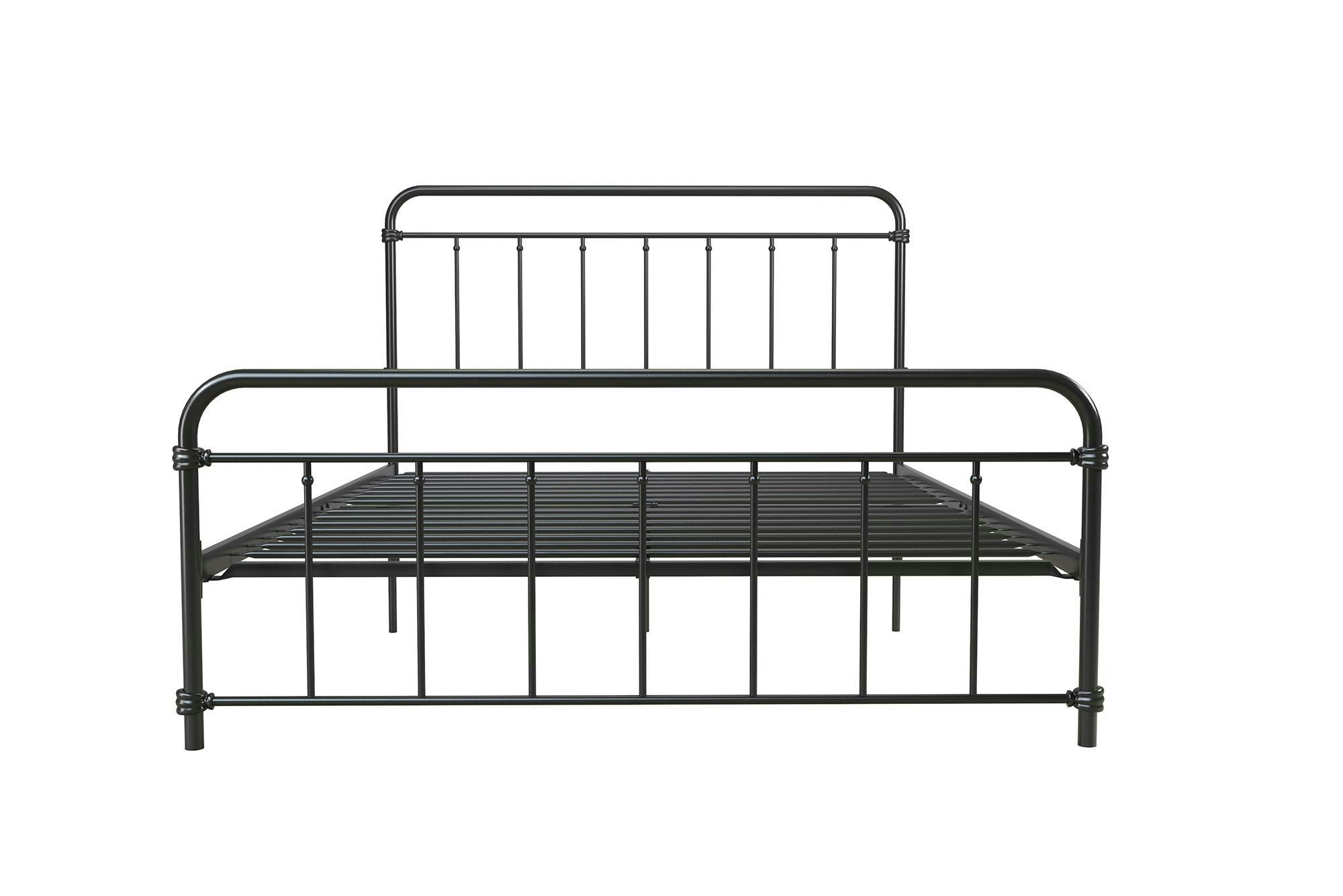 Dorel Home Black Wallace Metal Bed - King Size
