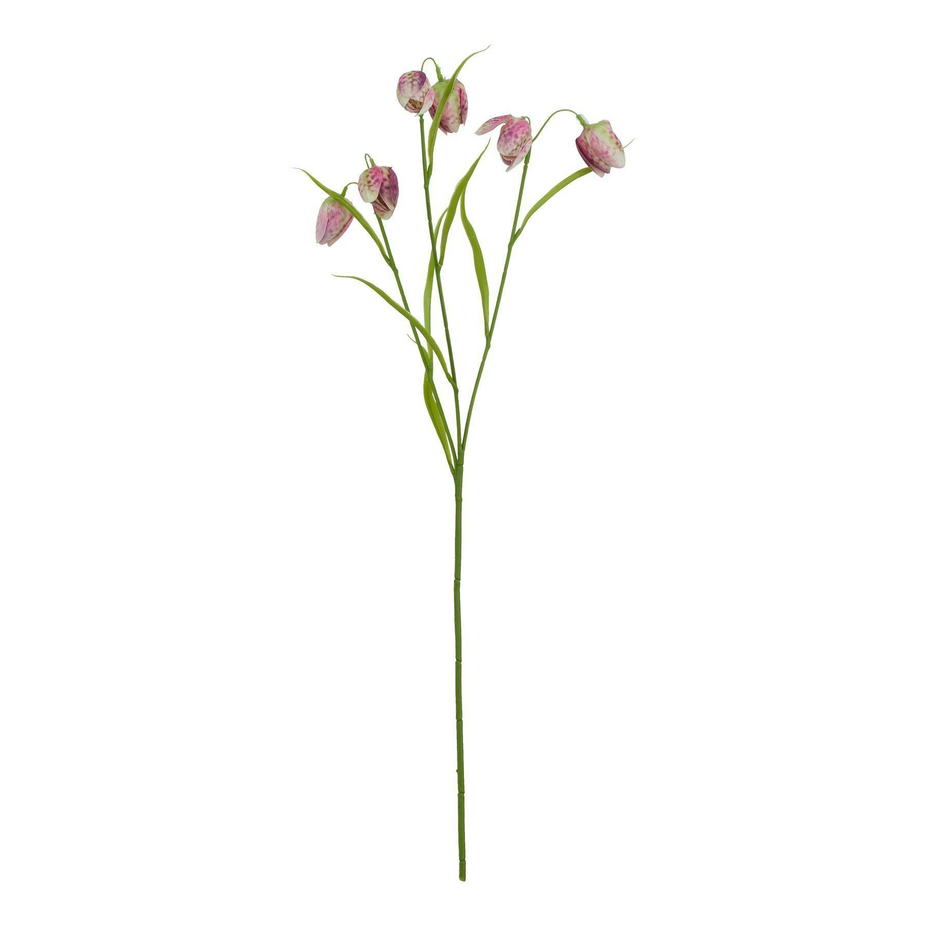 Hill Interiors Purple/Green The Natural Garden Collection Fritillaria Stem Artificial Flower - One Size - 100% Mixed