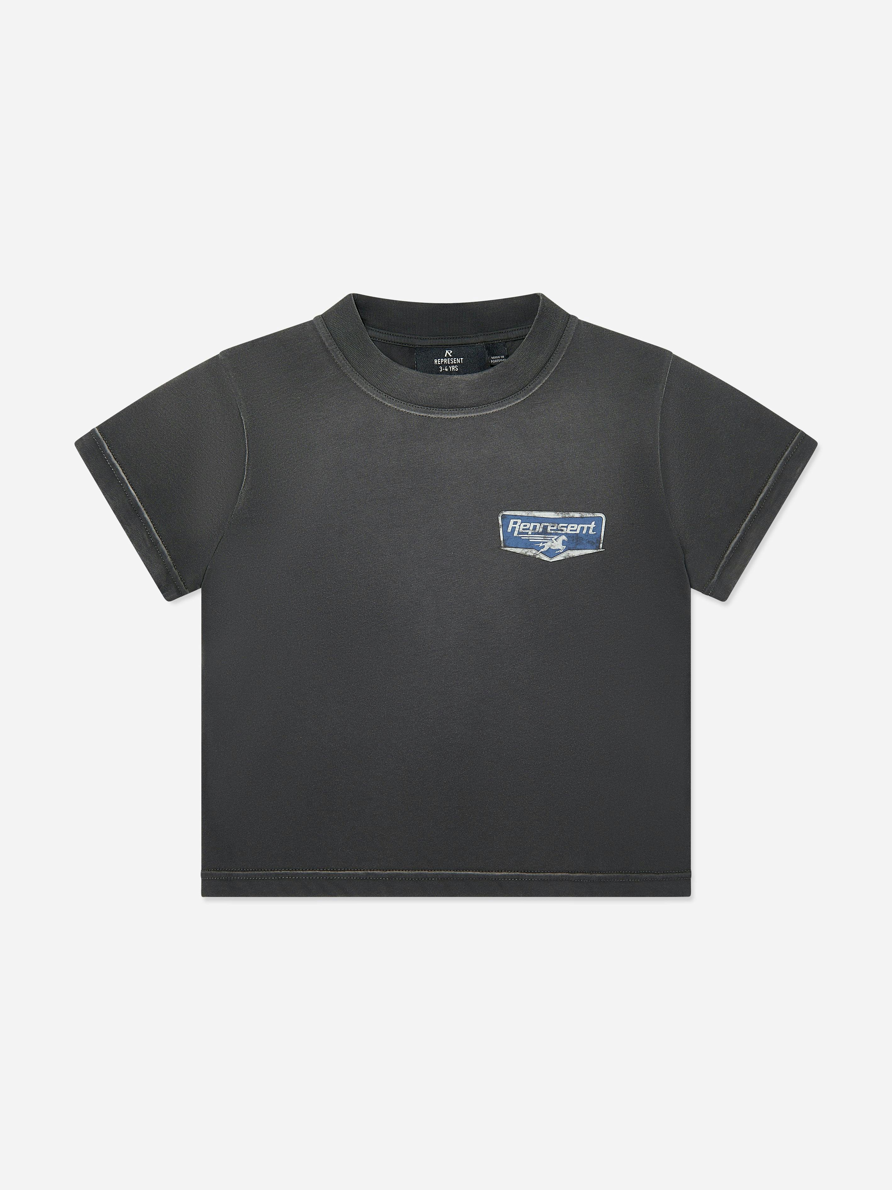 Represent Boys Grey Kids Mini Nothing Faster T-Shirt In - 1 - 2 Yrs