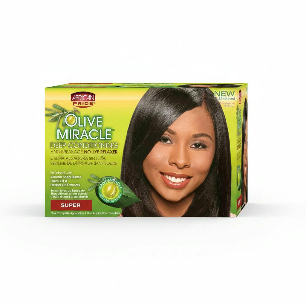 African Pride Olive Miracle Relaxer Super Kit