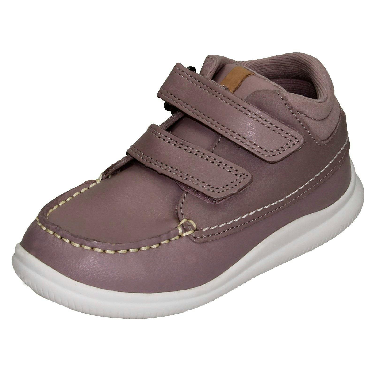 Clarks Unisex Kids Pink Childrens Ankle Boots Crest Tuktu 19 - Combi - Uk 6.5 Infant - F