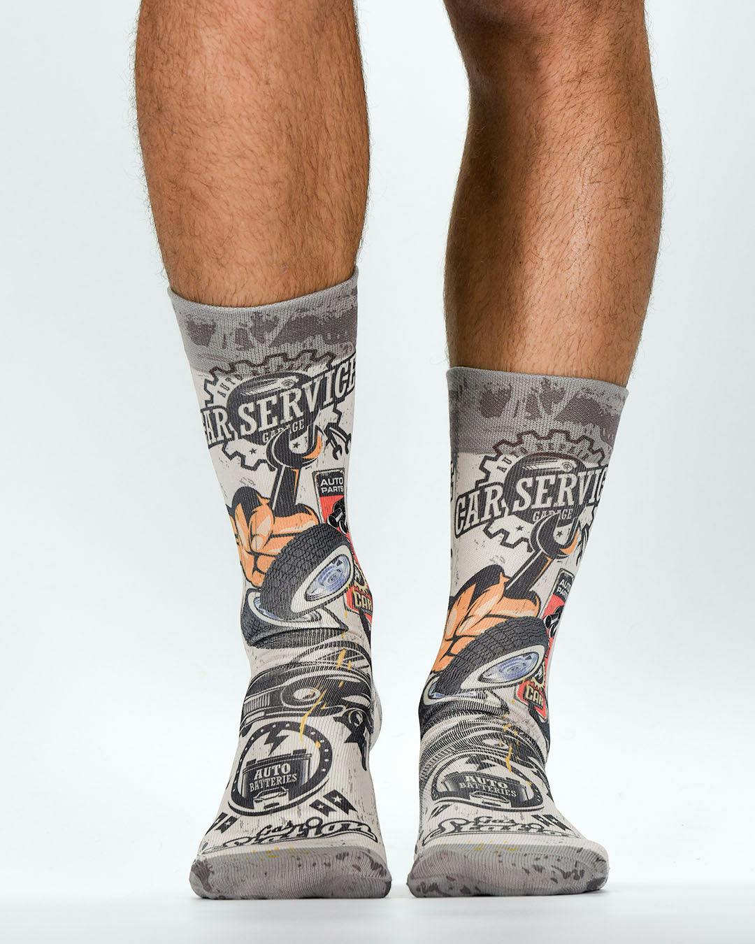 Jemsox Green Mechanic | Design Socks | Fun, Colourful & Comfortable Socks