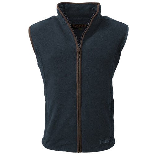 Coolandnew Men's Grey Game Stanton Fleece Gilet - Gunmetal - Xl