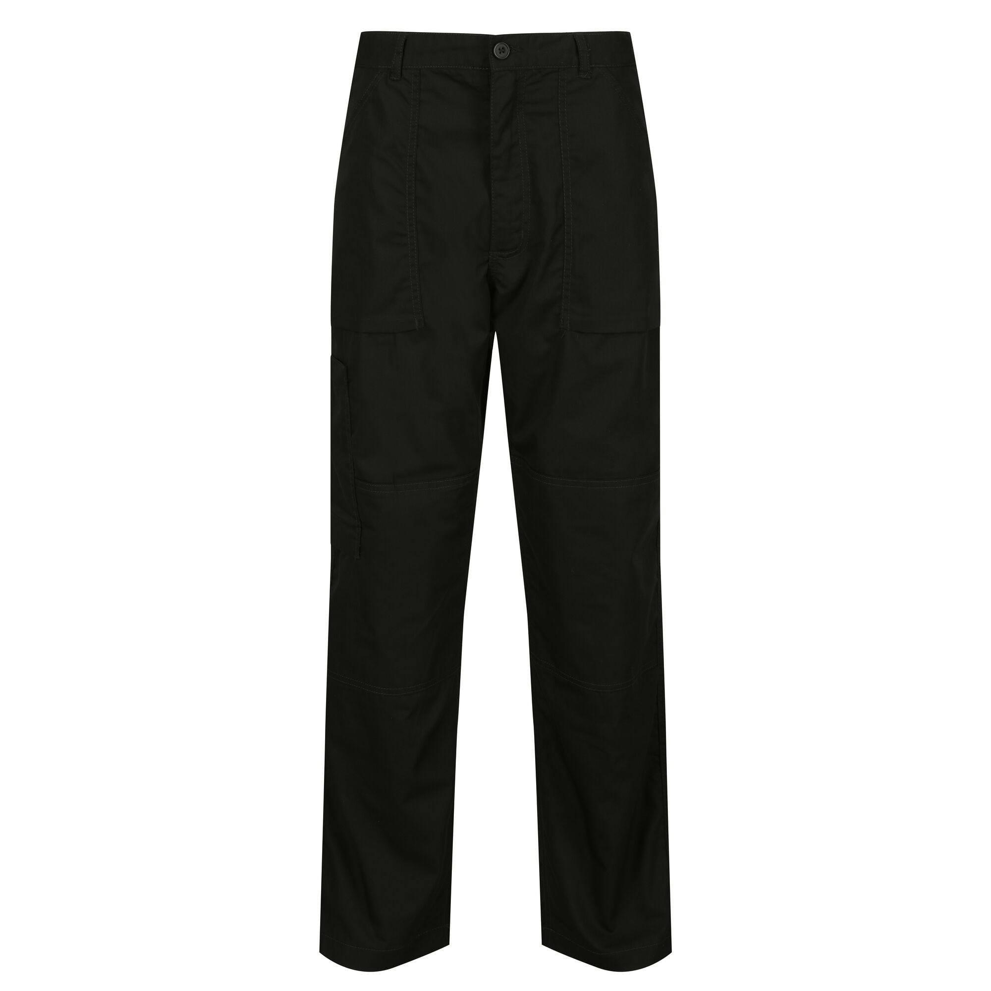 Regatta Men's Black New Lined Action Trousers (Reg) / Pants - 42W X Regular - 65% Polyester/35% Cotton