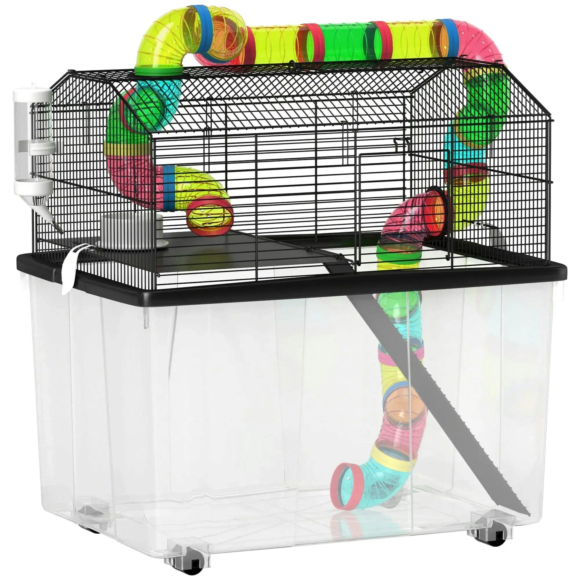 Hamster Cage with 31cm Deep Tray Tube System Multicoloured - Image 11