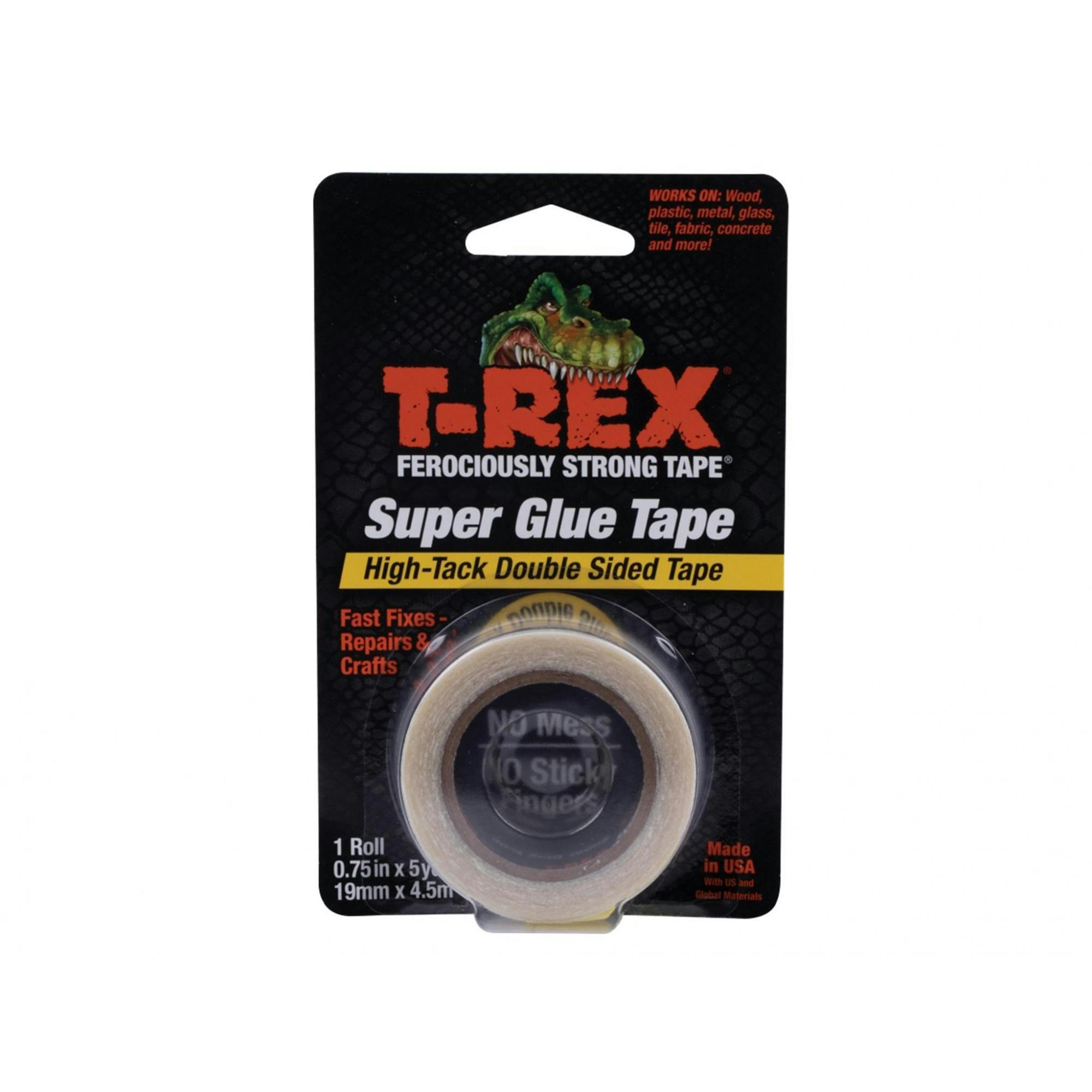 Shurtape T-Rex Double-Sided Superglue Tape 19Mm X 4.5M - Multi Colour - One Size - Multi Colour