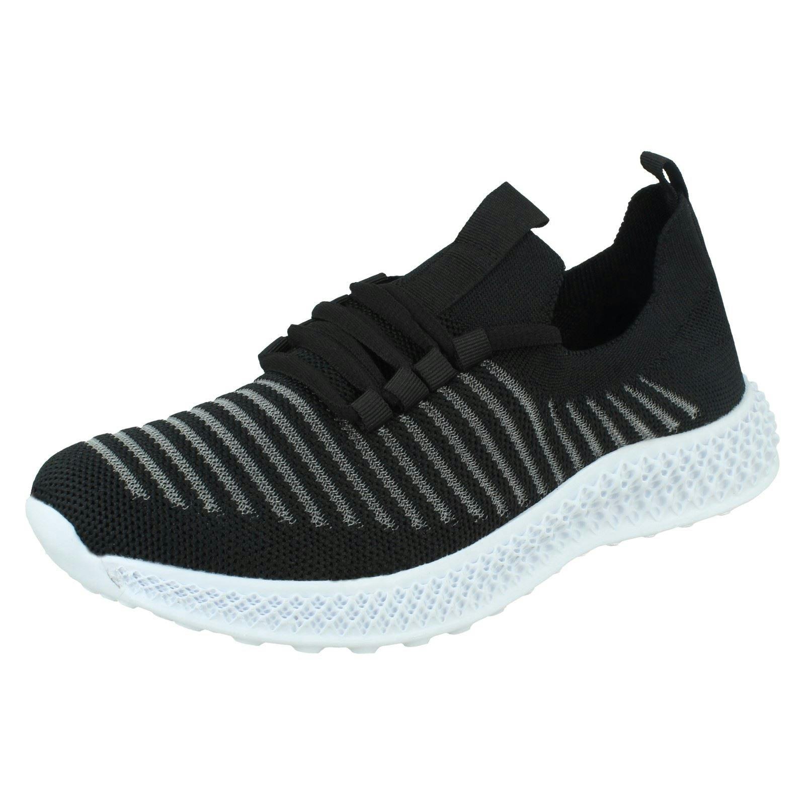 Reflex Women's Black Casual Trainers - Uk 8