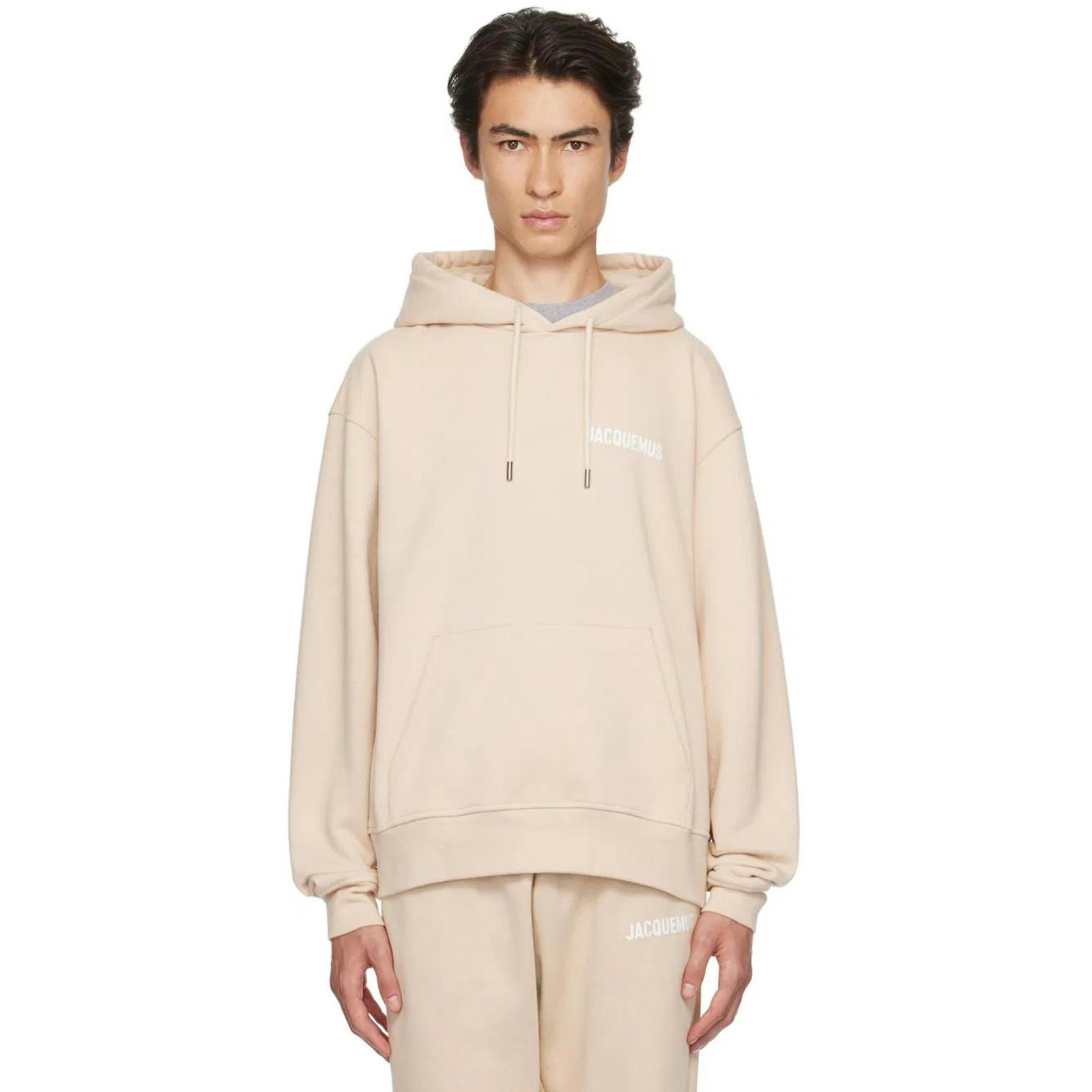 Jacquemus Light/Brown Le Sweatshirt Hoodie In - L