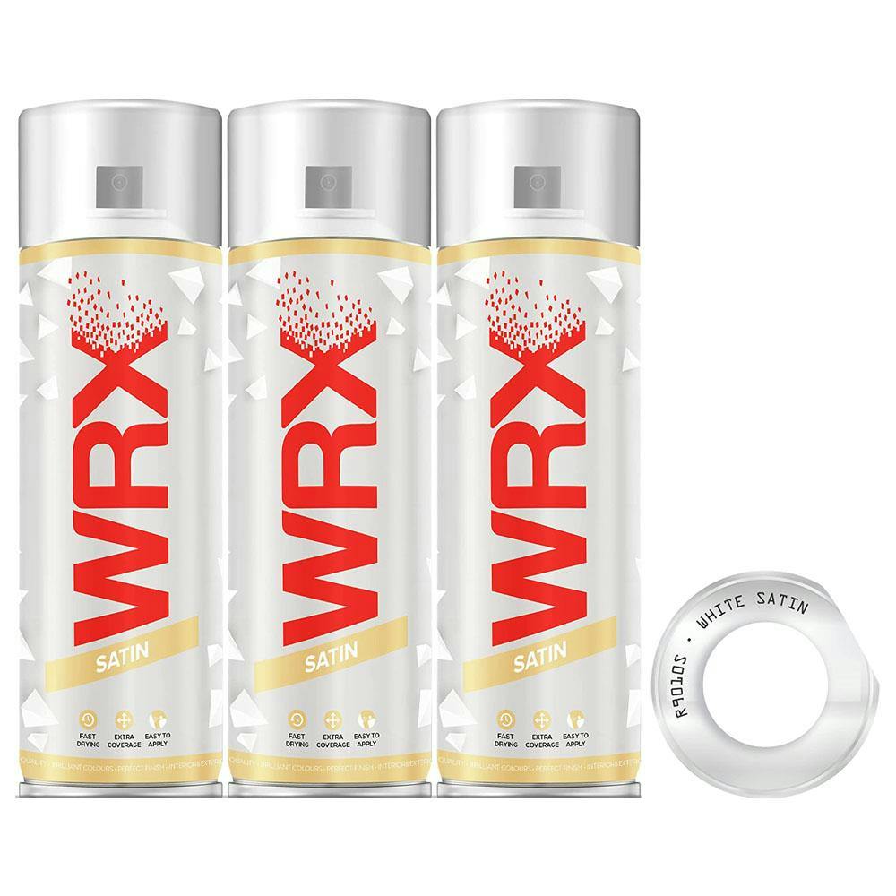 Akcali Brass Wrx Spray Paint 400 Ml - White Satin R9010s - Satin Finish (2) - Image 7
