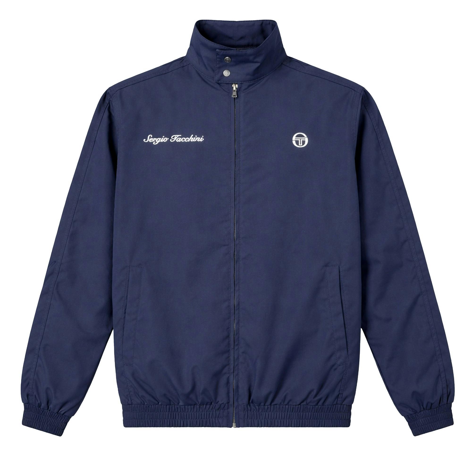 Sergio Tacchini Blue Brando Harrington Jacket Maritime - Xl