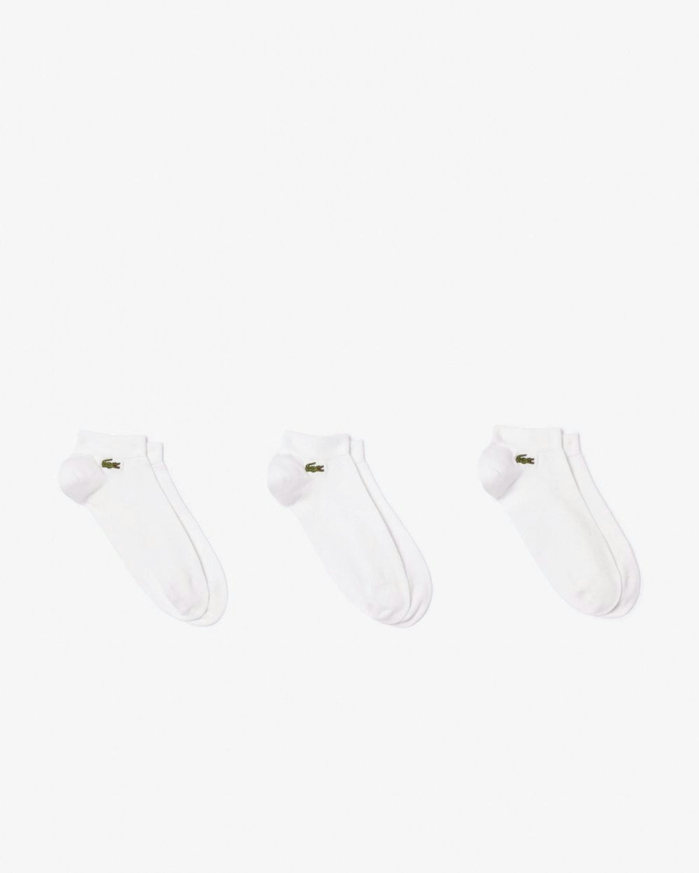 Lacoste Men's White 3-Pack Trainers Socks - /- Z92 - /- Z92 - Uk9-12 Eu43-46