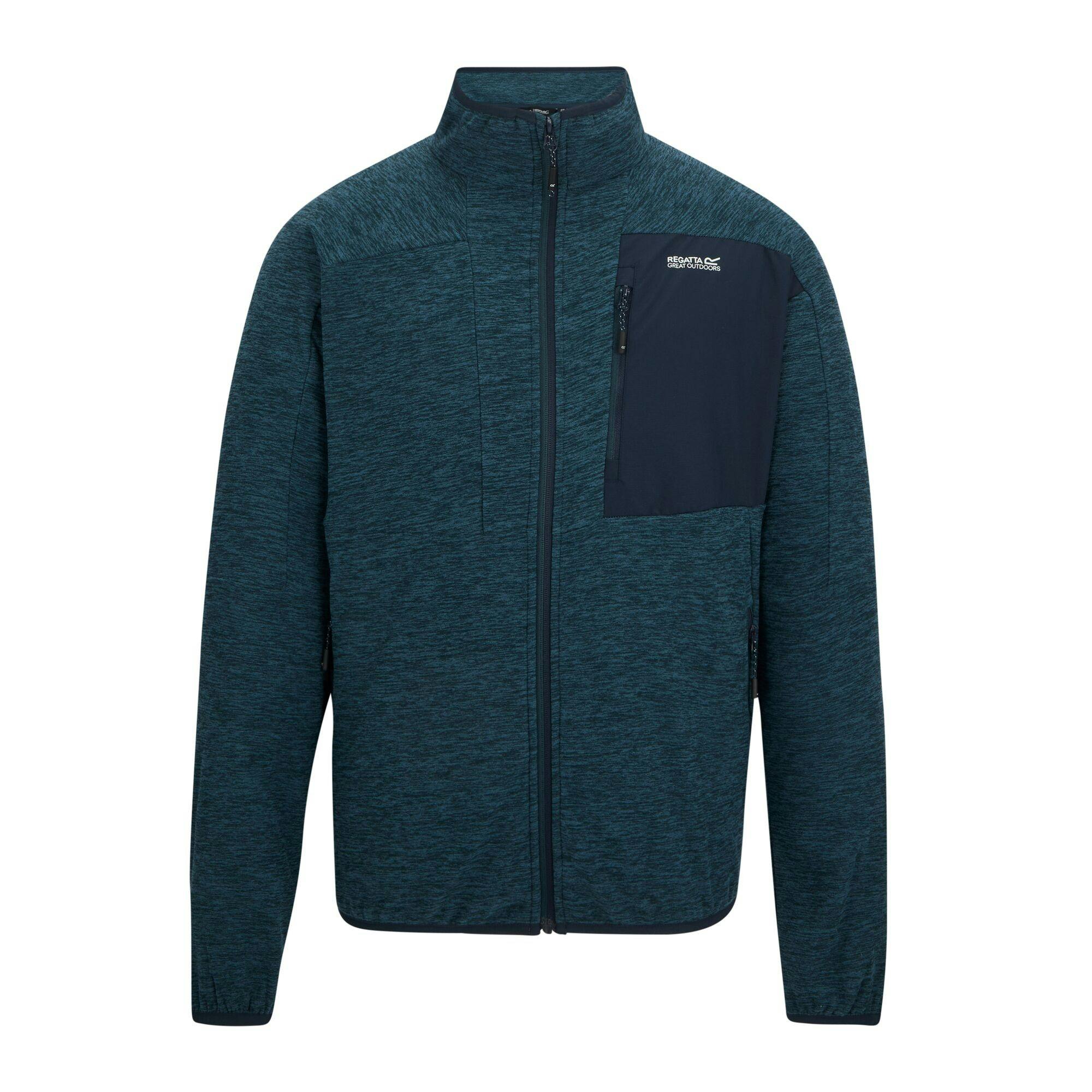 Regatta Men's Scaris Full Zip Fleece Jacket - Night Sky - Xxl - Night Sky - 70% Polyester/30% Recycled Polyester