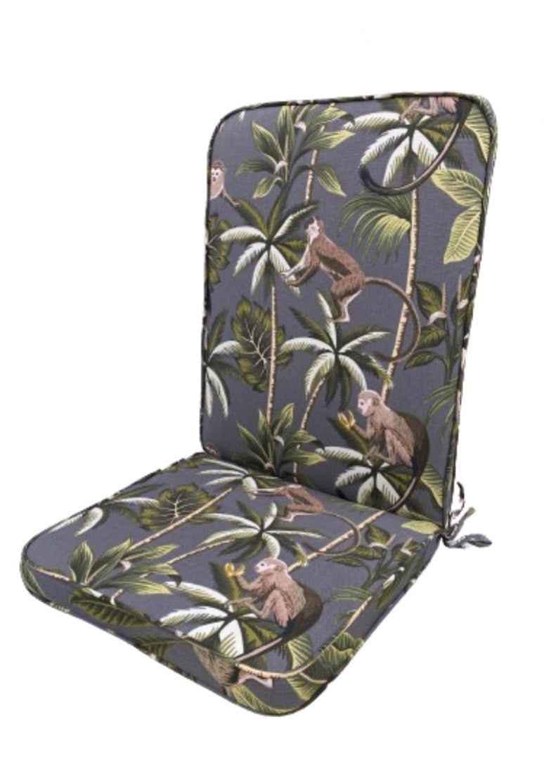 Rackhams Grey Low Recliner Cushion (Colour Options Available) - Tropical