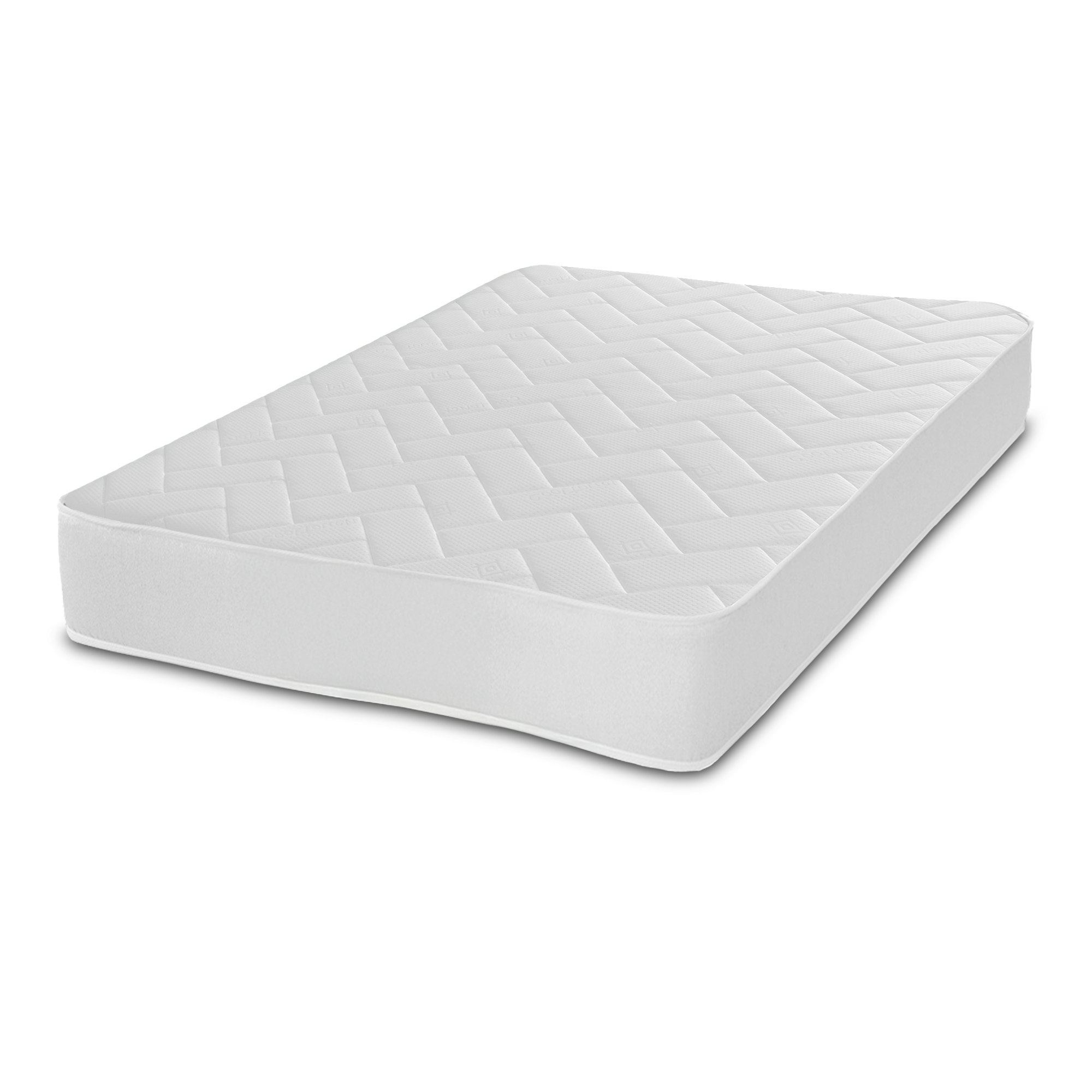 Rackhams White Hybrid Spring And Memory Foam Mattress - Soft Firmness - 1 - 4Ft6 Double Mattress (135Cm X 190Cm)