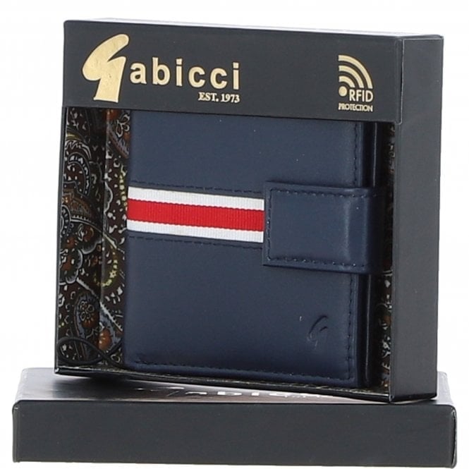 Gabicci Men's Navy Small Leather 6 Card Billfold Wallet : Gb-121-Sc Size: One - Image 2