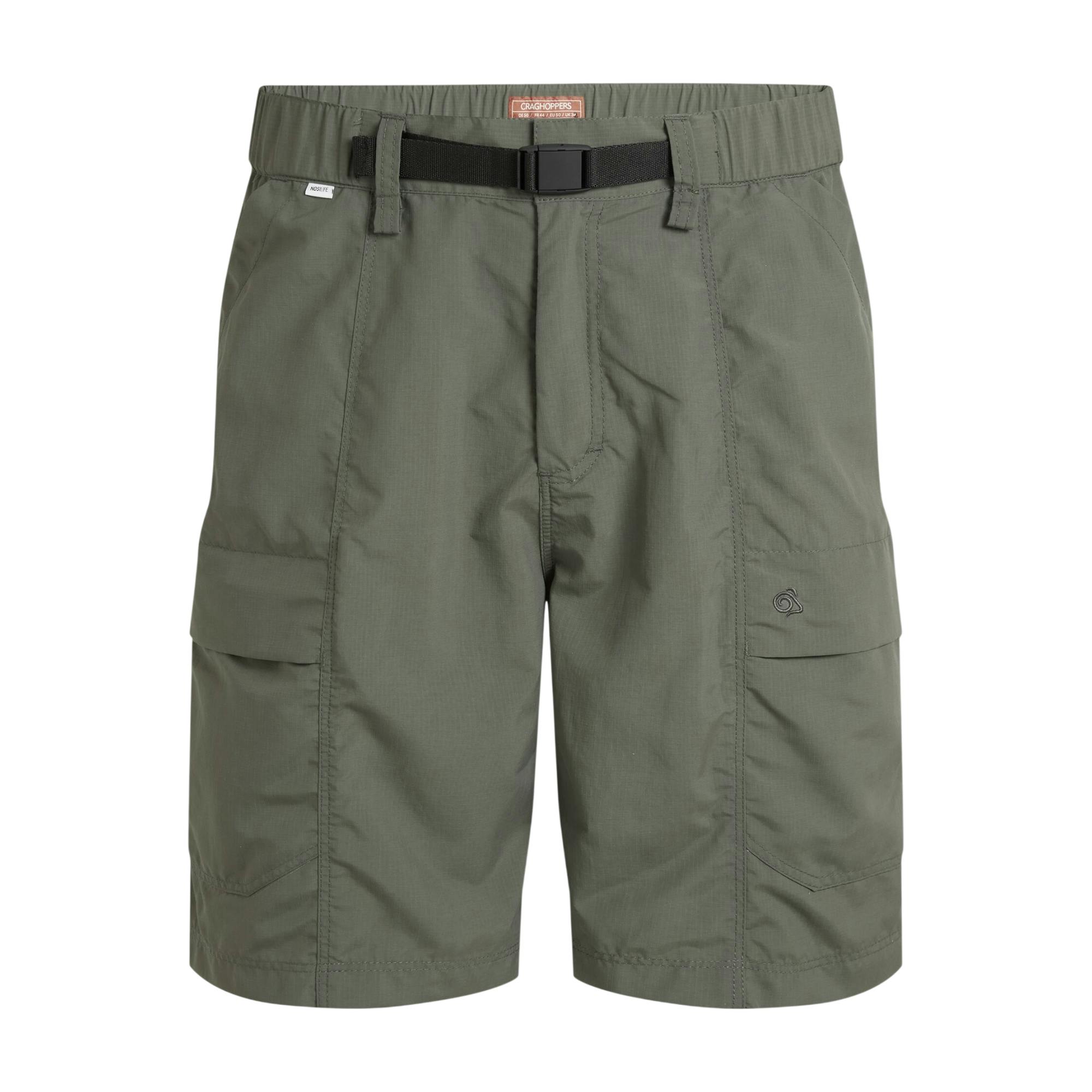Craghoppers Men's Dark Kadin Nosilife Cargo Shorts - Sage - 30R - Sage - 100% Polyamide-Nylon