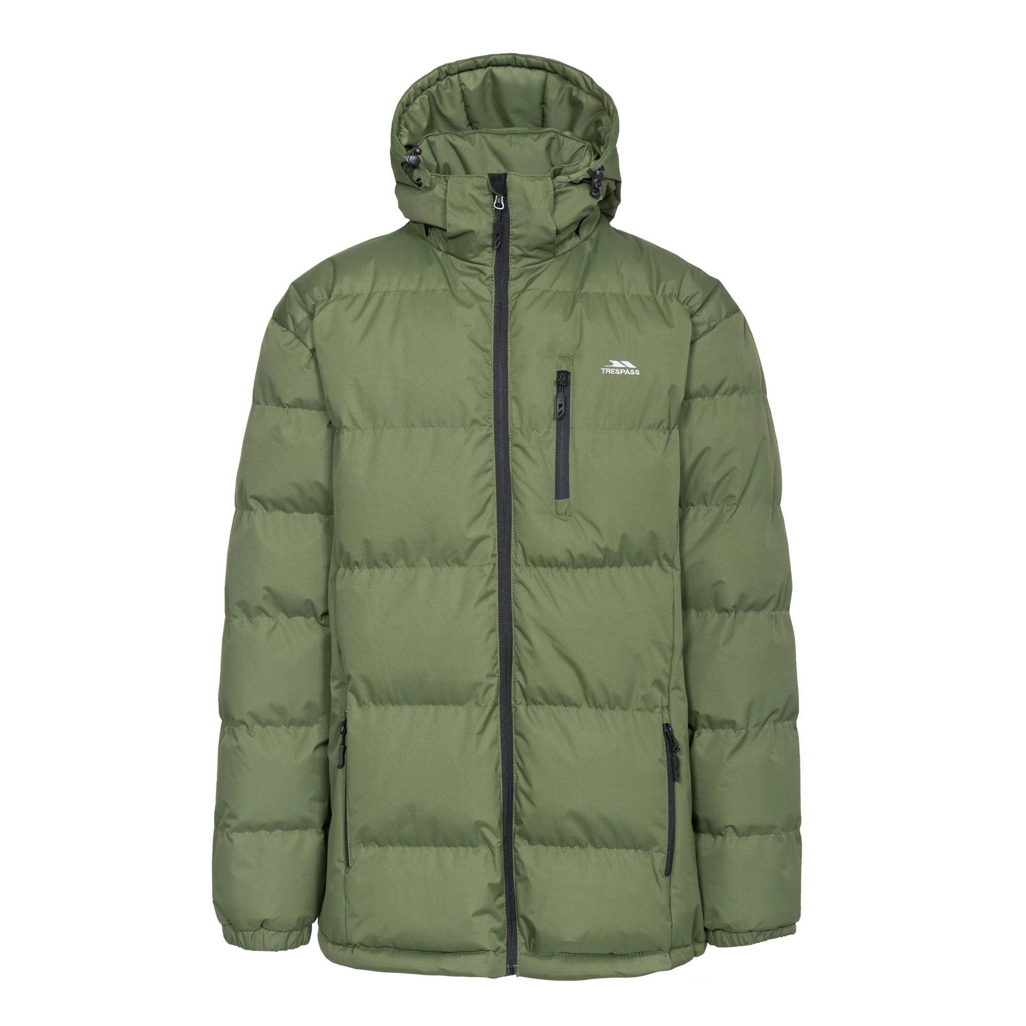 Trespass Men's Clip Padded Jacket - Moss - Xs - Moss - 100% Polyester