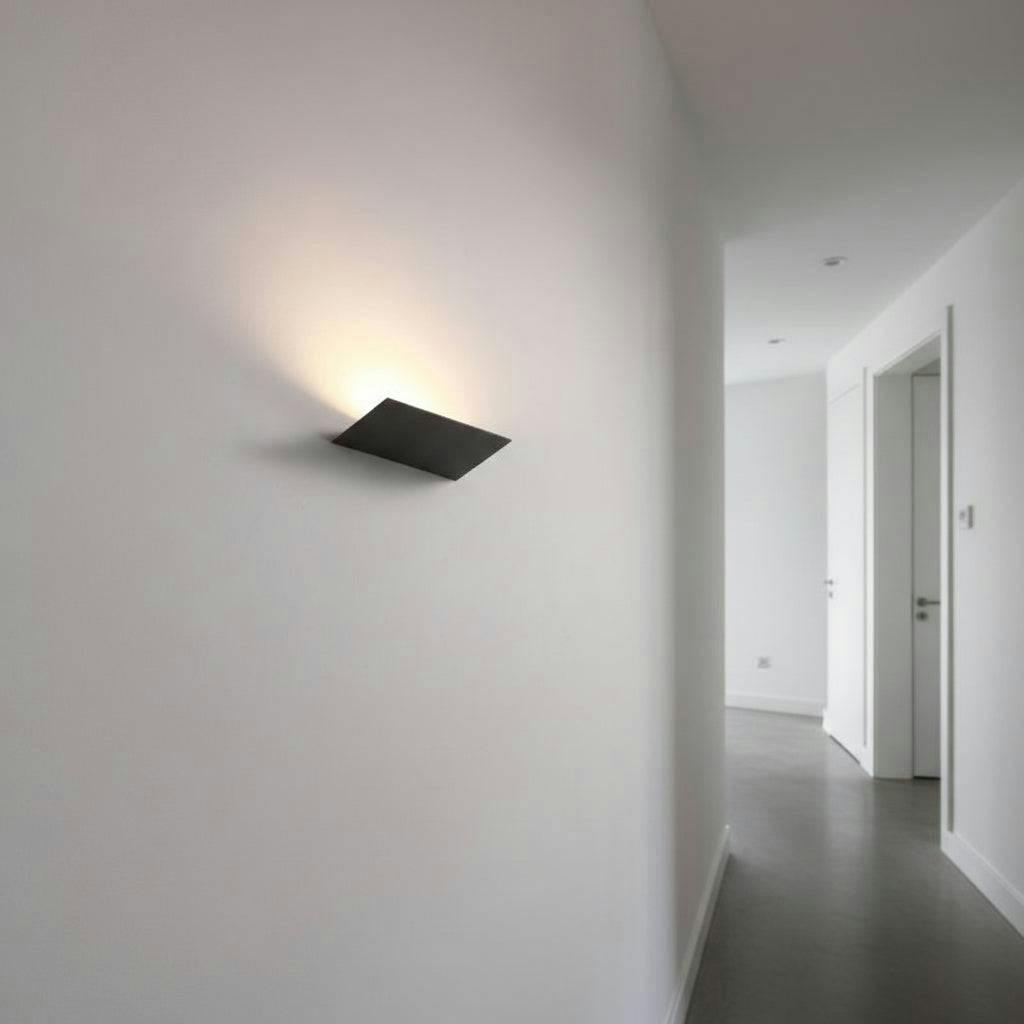Ultra Beam Lighting Black 12 Watt Led Internal Wall Uplighter