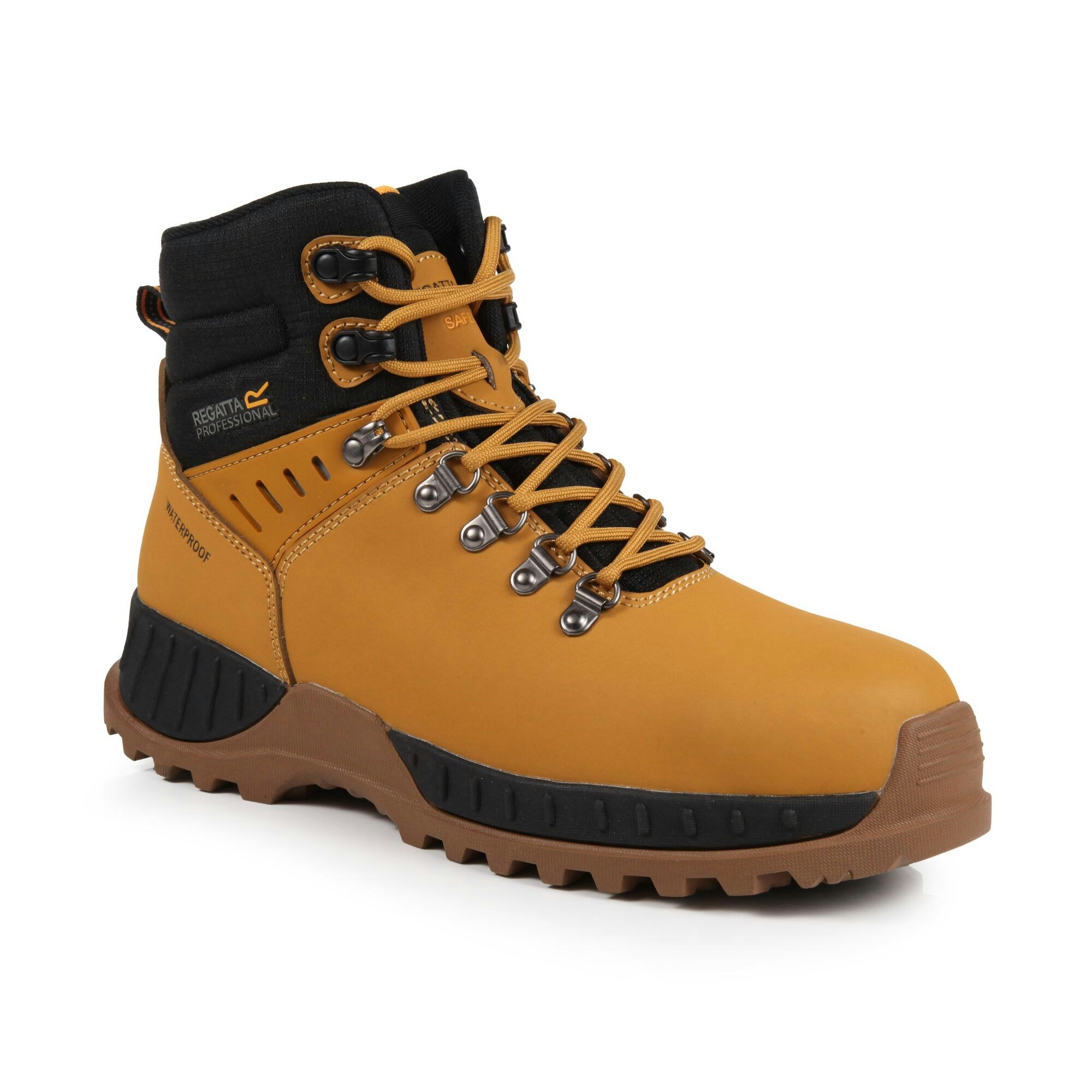 Regatta Men's Black Professional Nubuck Boots - Honey/ - Honey Size 9 Uk