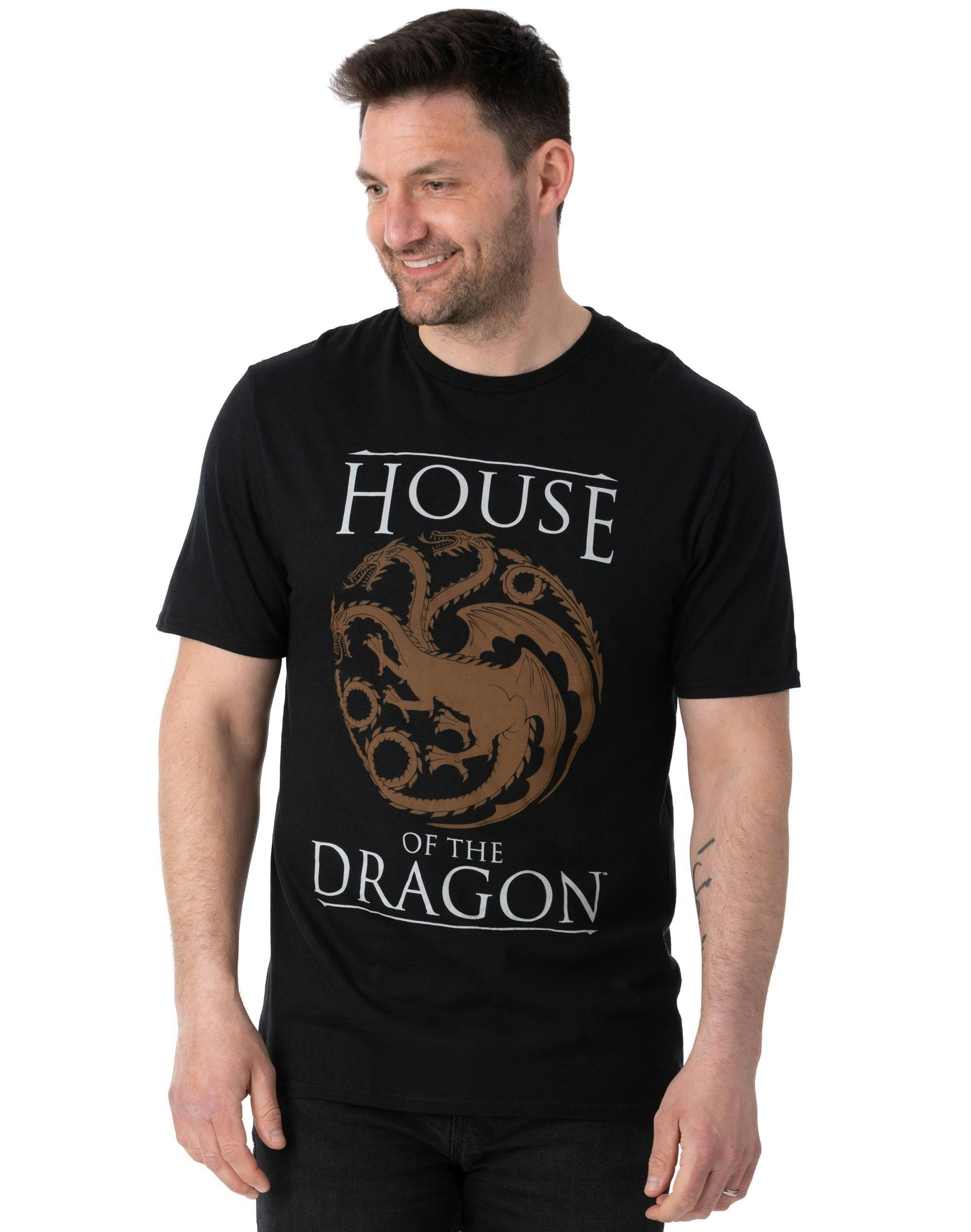 Vanilla Underground Men's Black Game Of Thrones Logo Short Sleeved T-Shirt - X-Large