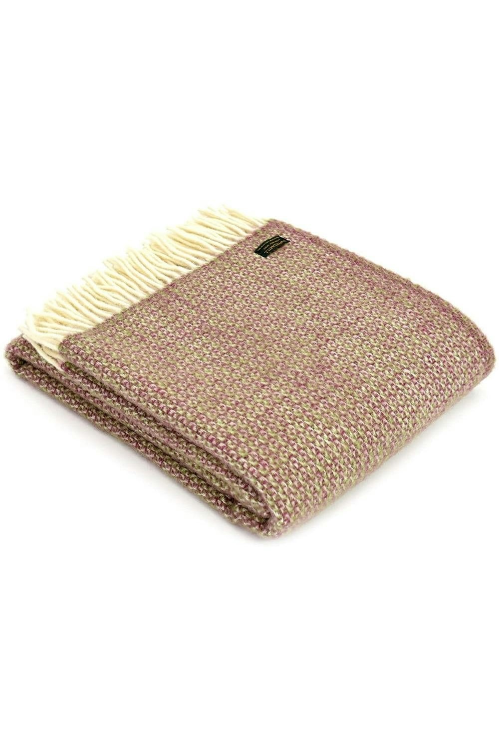 Homespace Direct Illusion Raspberry Wool Throw - Raspberry