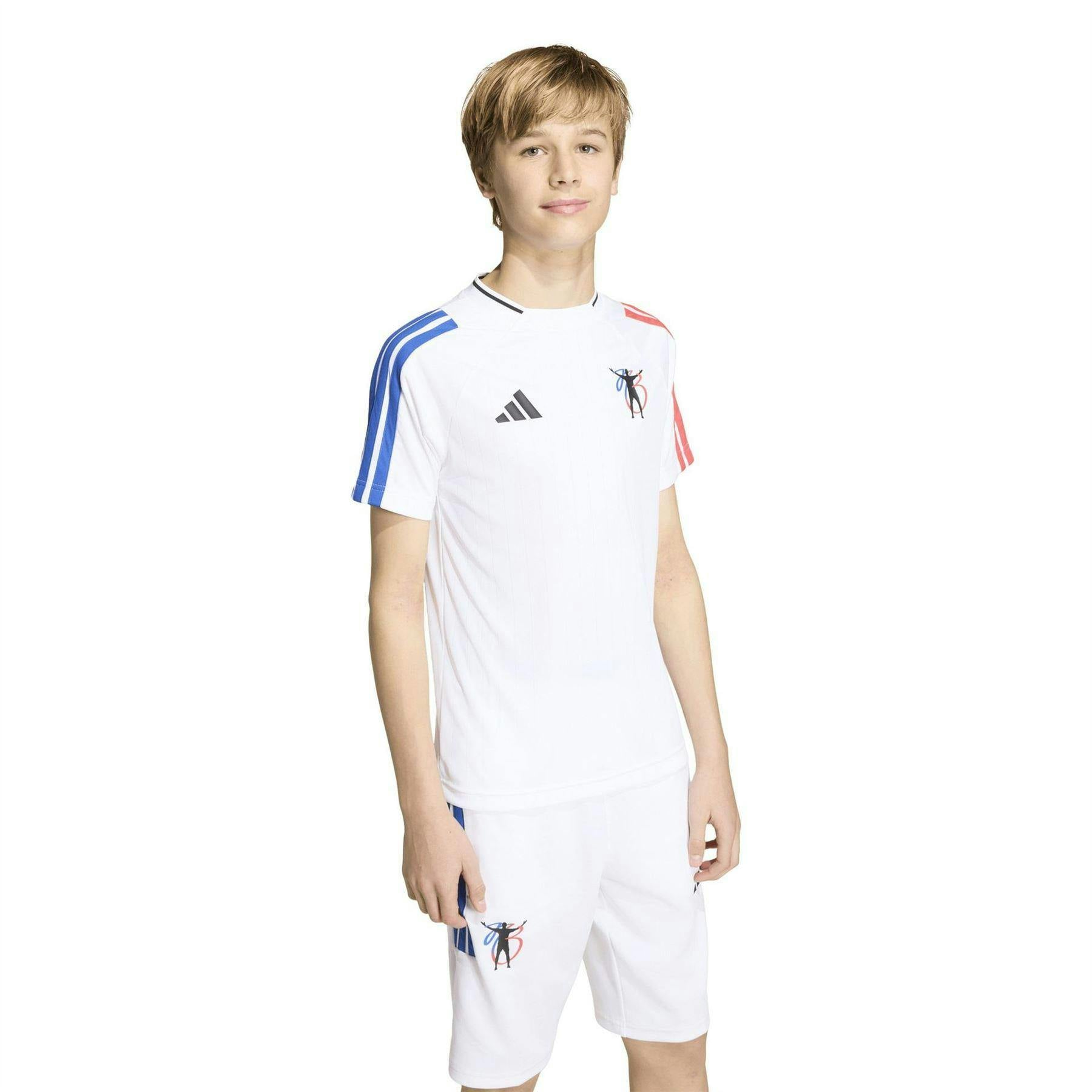 Adidas White Kids Jude Bellingham Training Jersey - 13 Years - 100% Recycled Polyester