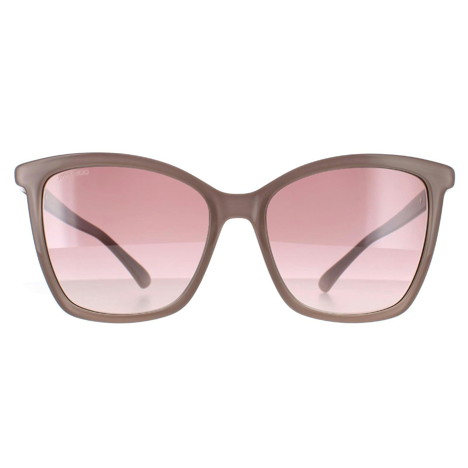 Jimmy Choo Women's Brown/Silver Ali/S Nude Sunglasses