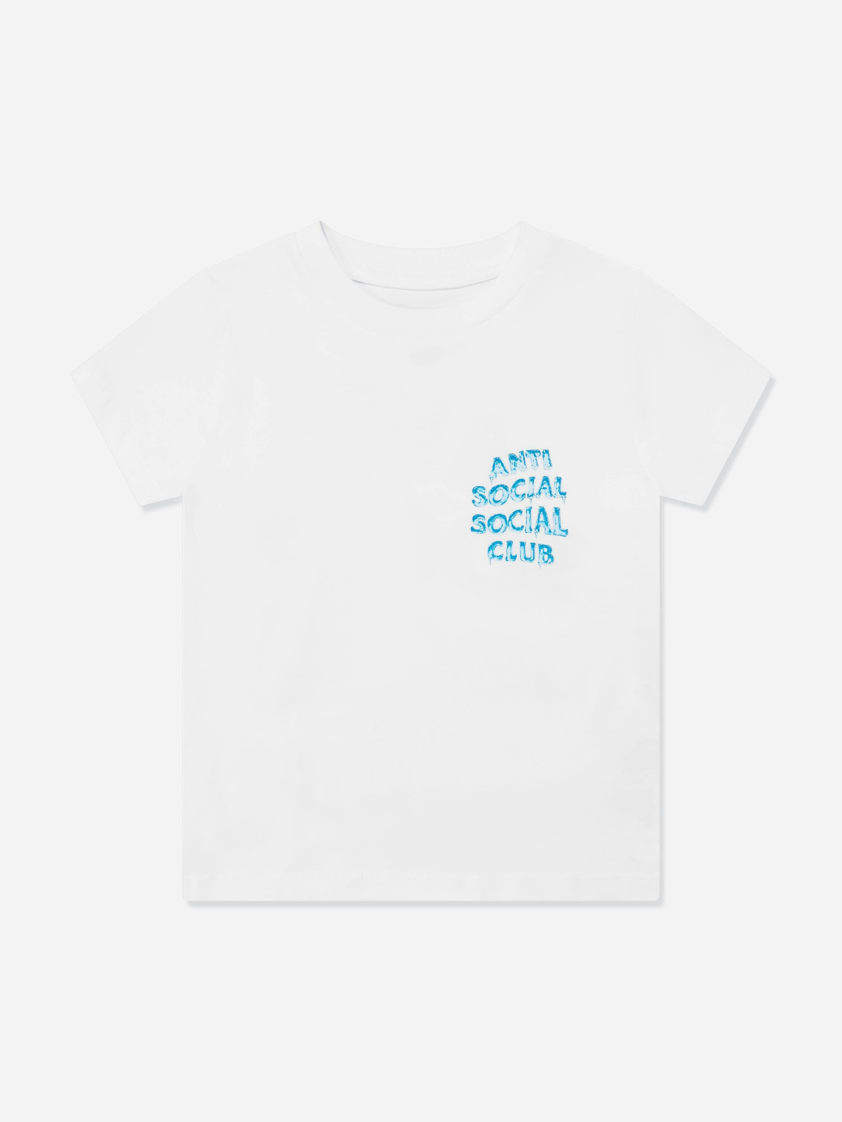Anti Social Social Club Unisex Kids White Kids Icy Mind Games T-Shirt In - 3 - 4 Yrs