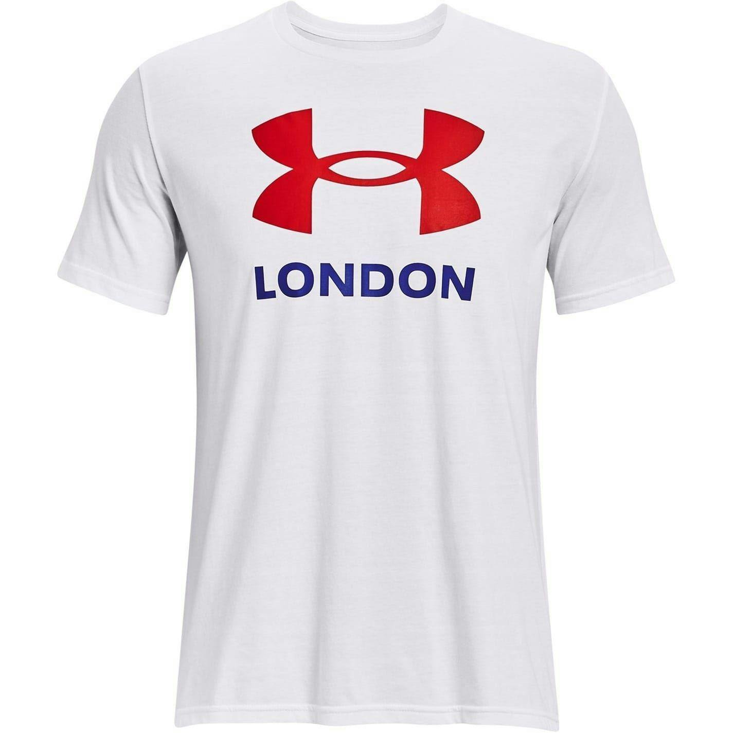 Under Armour Men's White London Regular T-Shirt - Xl - 60% Cotton/40% Polyester