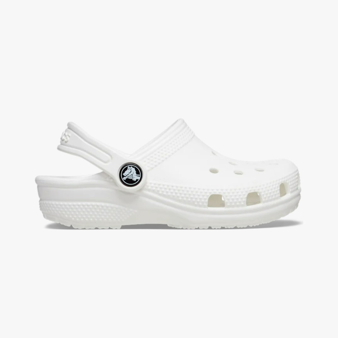 Crocs White 206990-100 Classic Toddler Clogs - Uk (Kids) 7
