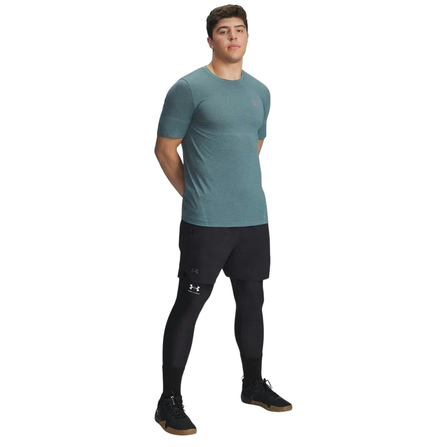 Under Armour Men's Vanish Elite Seamless T-Shirt - Jasper - M - Jasper - 52% Nylon/48% Polyester