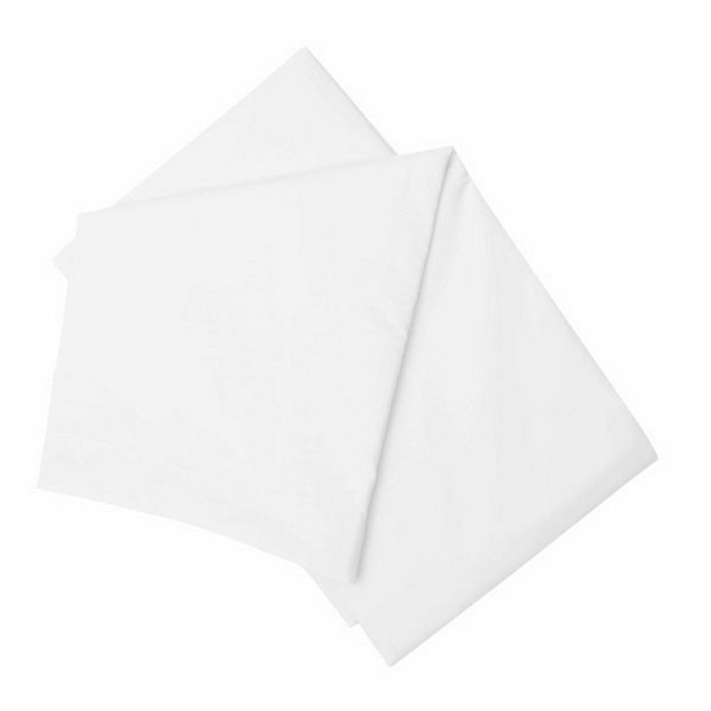 Belledorm White Brushed Cotton Extra Deep Fitted Sheet - Double - 100% Brushed Cotton