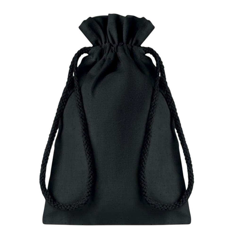 Midocean Black Taske Cotton Drawstring Bag - 47Cm X 30Cm