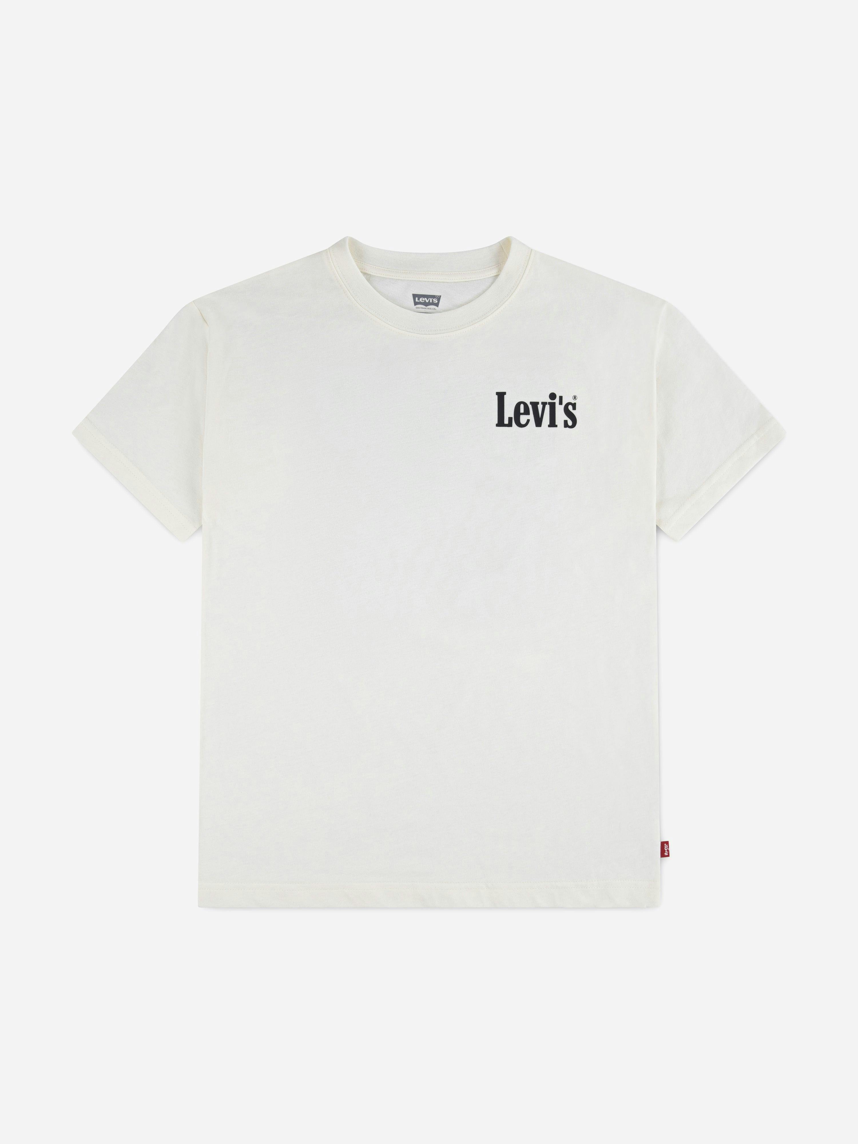 Levi's Kids Wear Boys Ivory Levi's Aquatic Lounge T-Shirt In - 4 Yrs