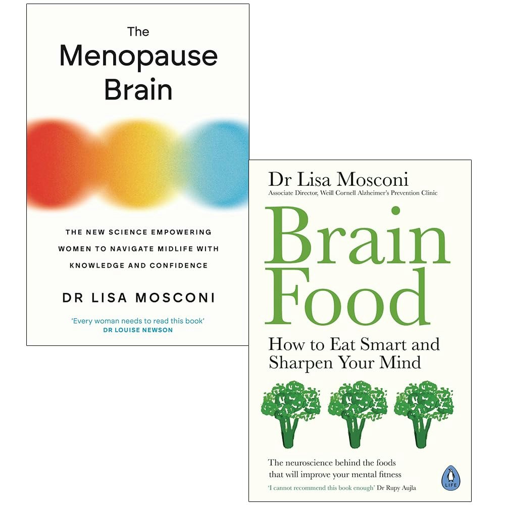 Allen & Unwin Women's The Menopause Brain & Brain Food How To Eat Smart And Sharpen Your Mind By Dr Lisa Mosconi