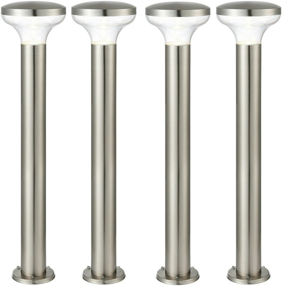 Rackhams Light Pack Outdoor Post Bollard Marine Steel 1M Led Garden Driveway Path Lamp Size 4