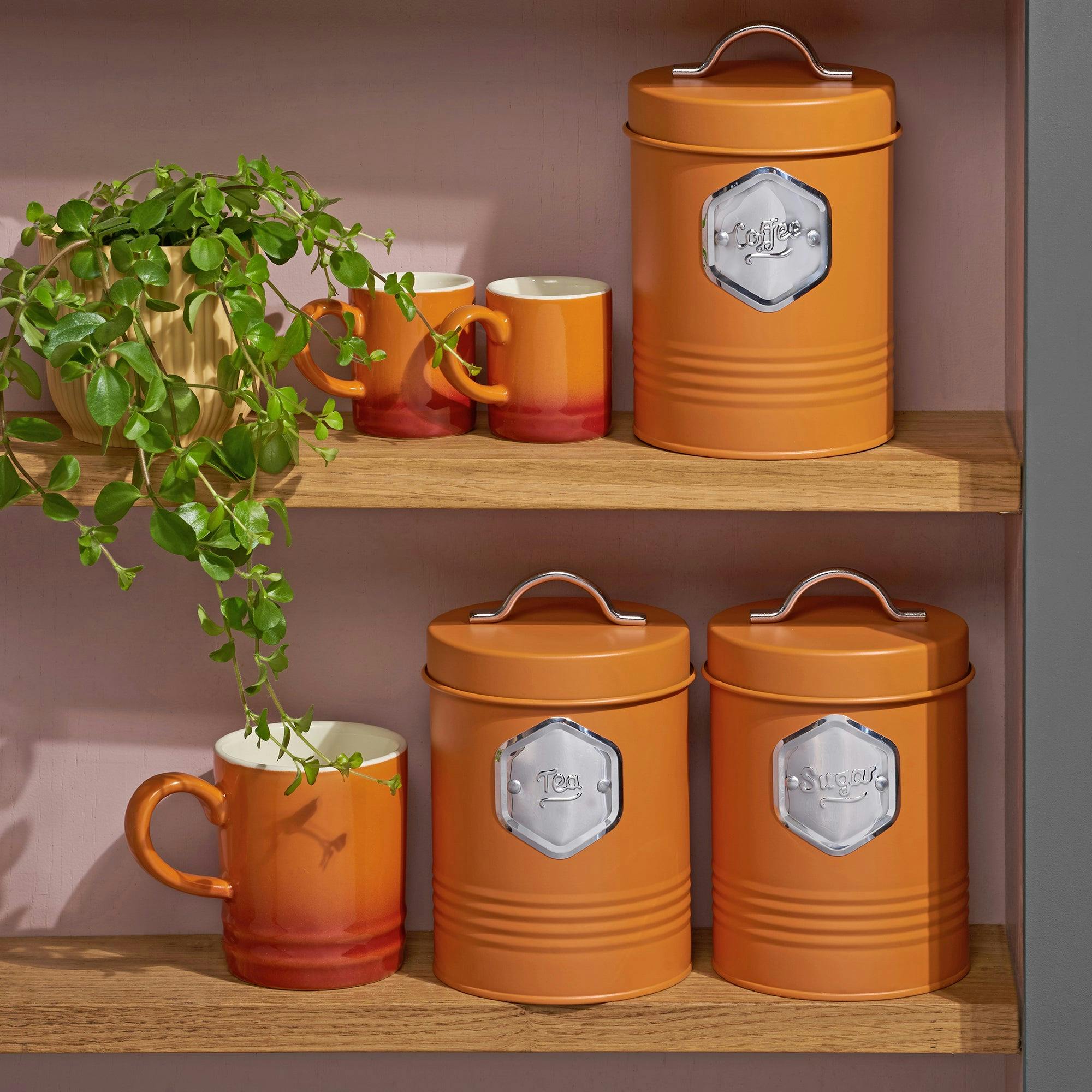 Cooks Professional Orange/Silver 3 Piece Kitchen Storage Set | - Image 3