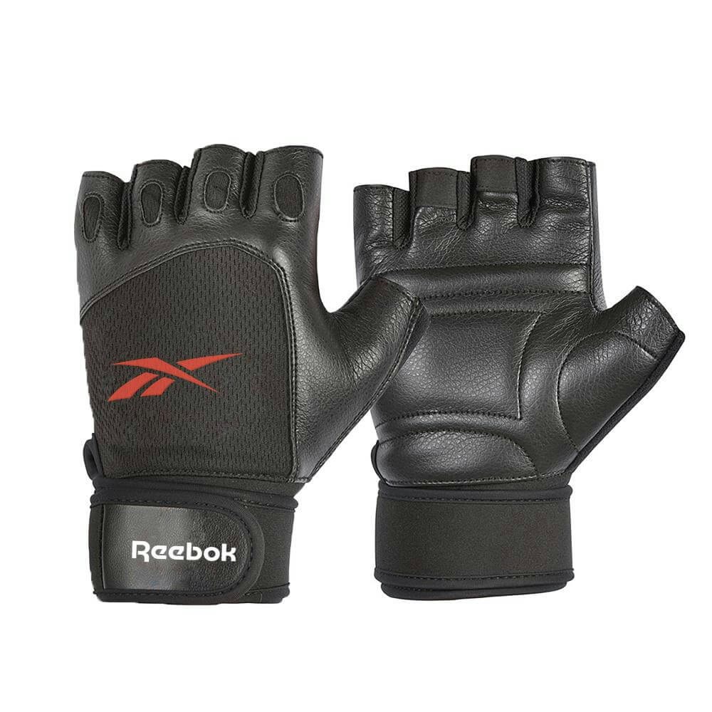 Reebok Black Lifting Gloves - M