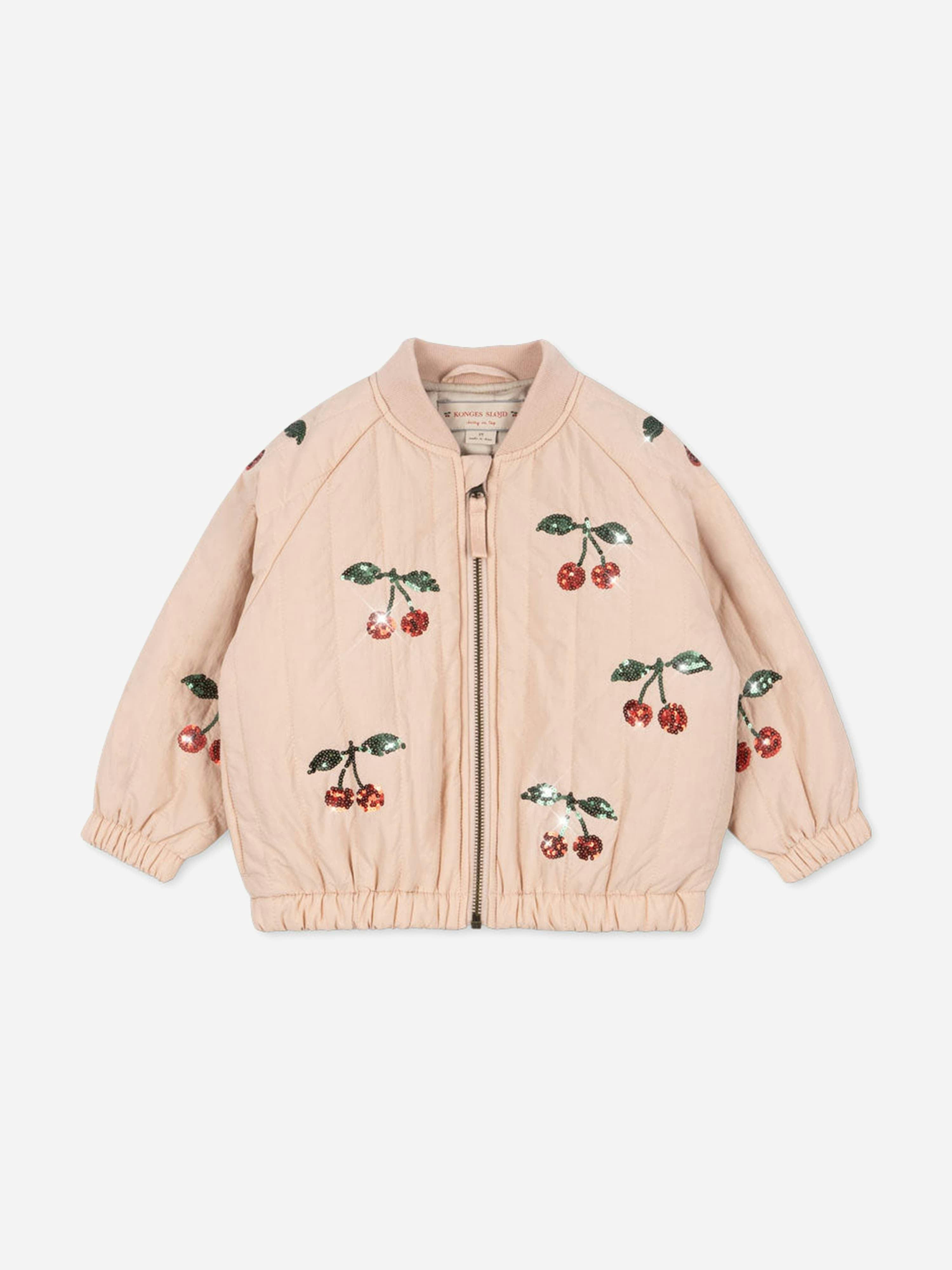 Konges Slojd Girls Pink Konges Sløjd Juno Sequin Bomber Jacket In - Multicoloured - 9 - 10 Yrs