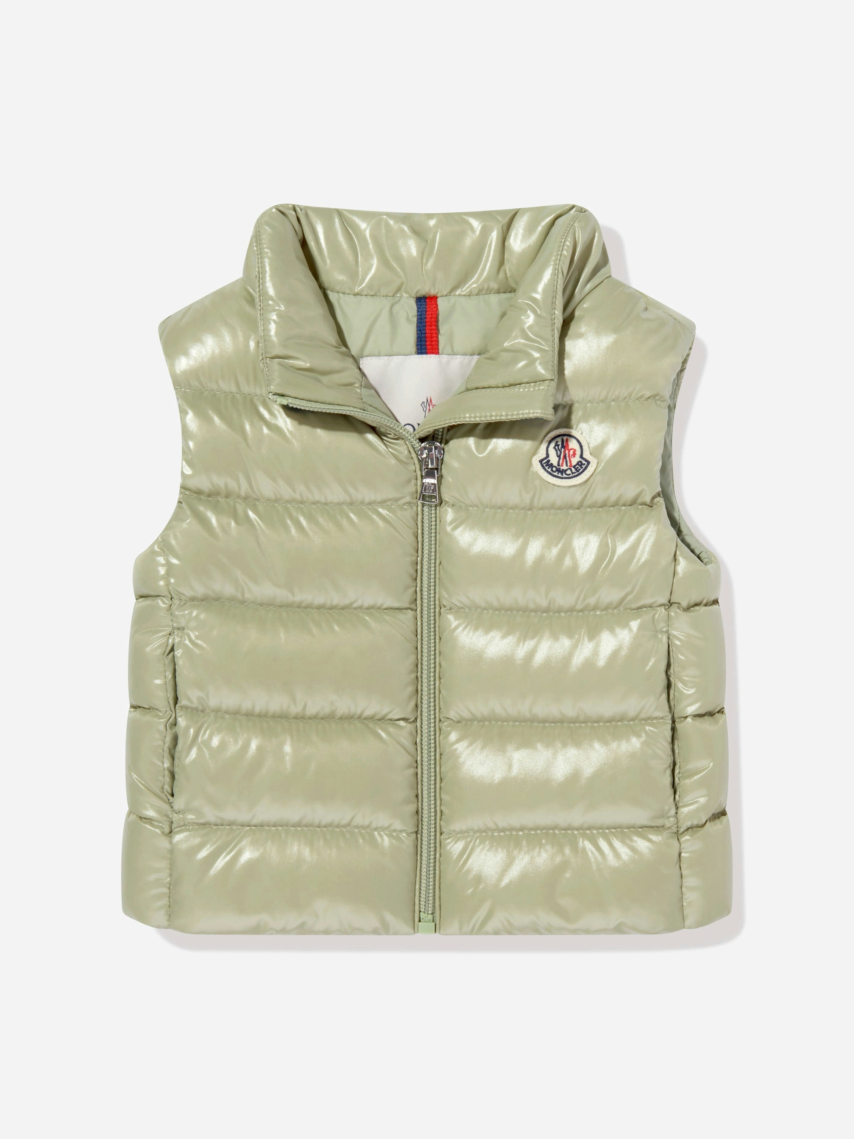 Moncler Enfant Women's Green Baby Girls Down Padded Ghany Gilet In - 18 - 24 Mths