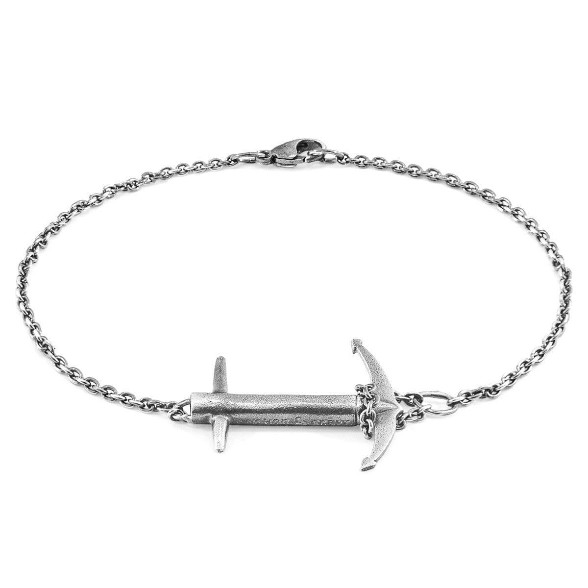Anchor & Crew Silver Admiral Anchor Chain Bracelet - M - 21Cm (Most Popular)