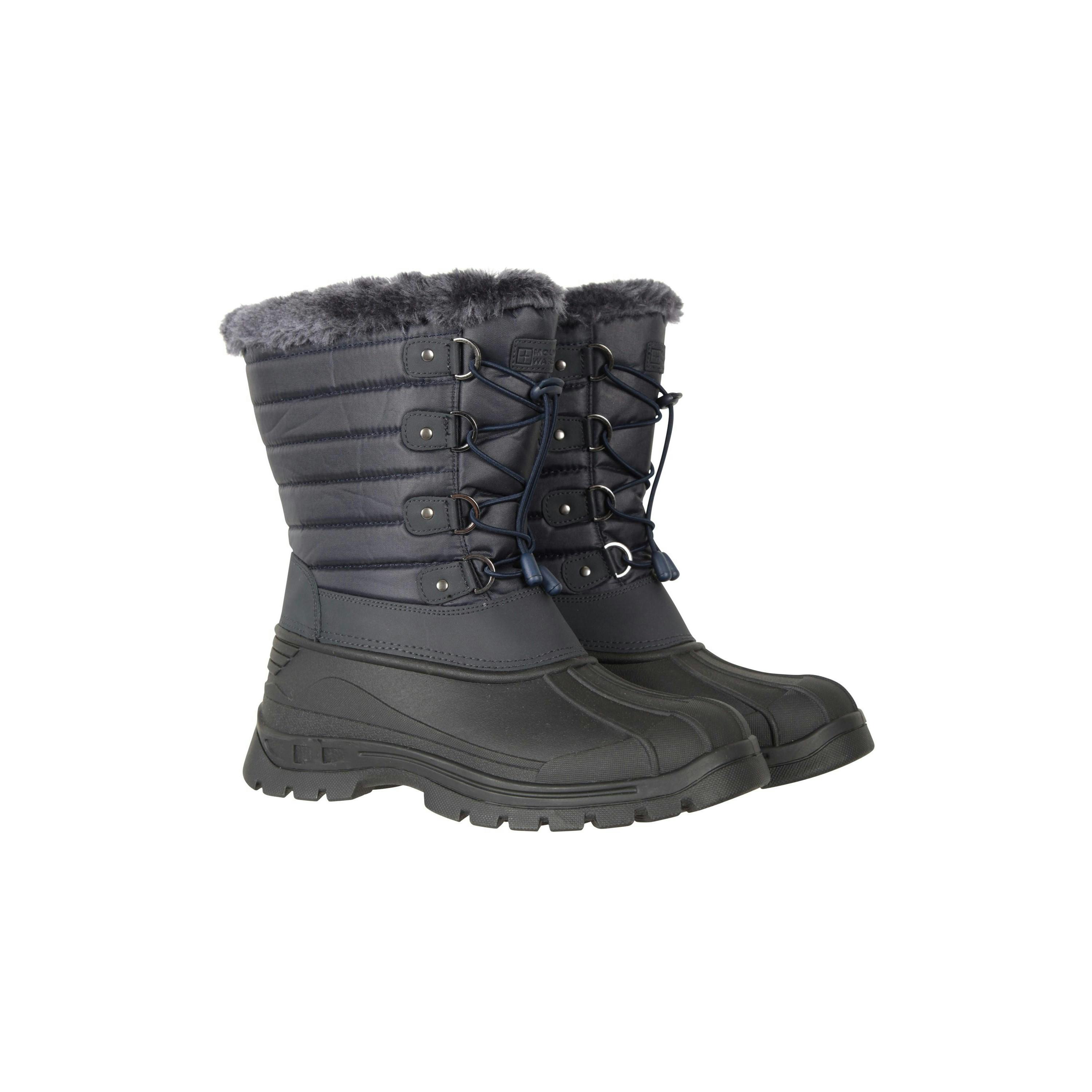 Mountain Warehouse Women's Dark/Blue / Whistler Adaptive Snow Boots - 4 Uk - 70% Textile/30% Synthetic