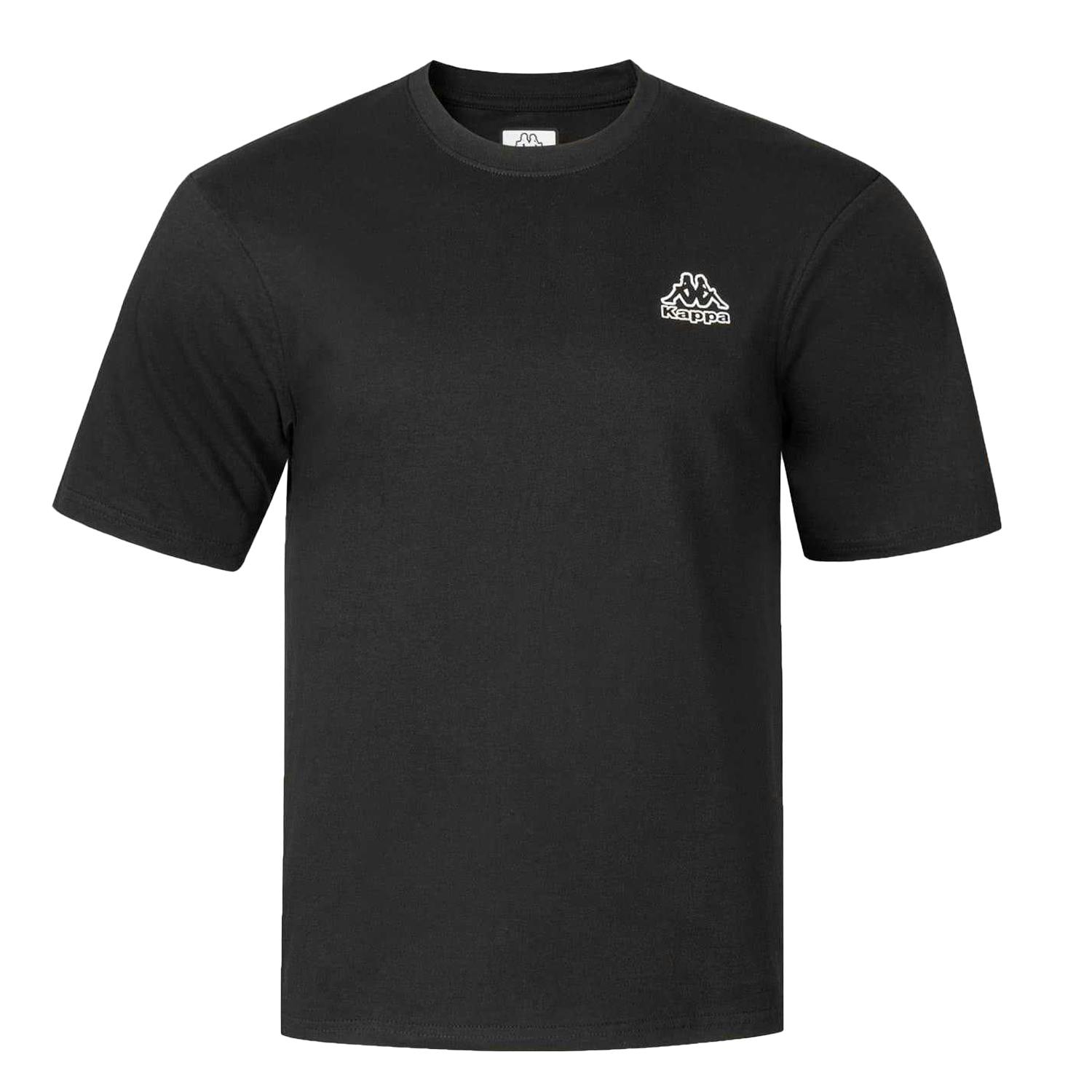 Kappa Men's Black Cotton T-Shirt - S - 100% Cotton
