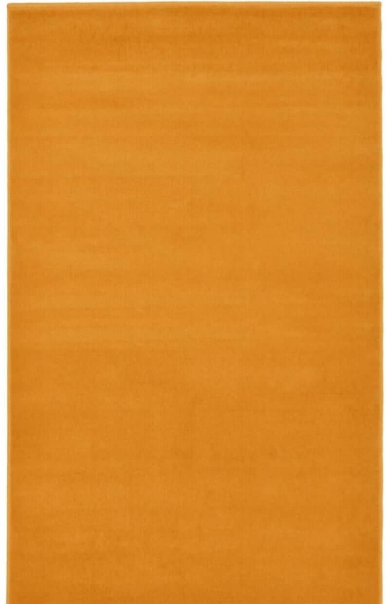 The Rugs Maestro Solid Ochre Rug - 120X170 Cm
