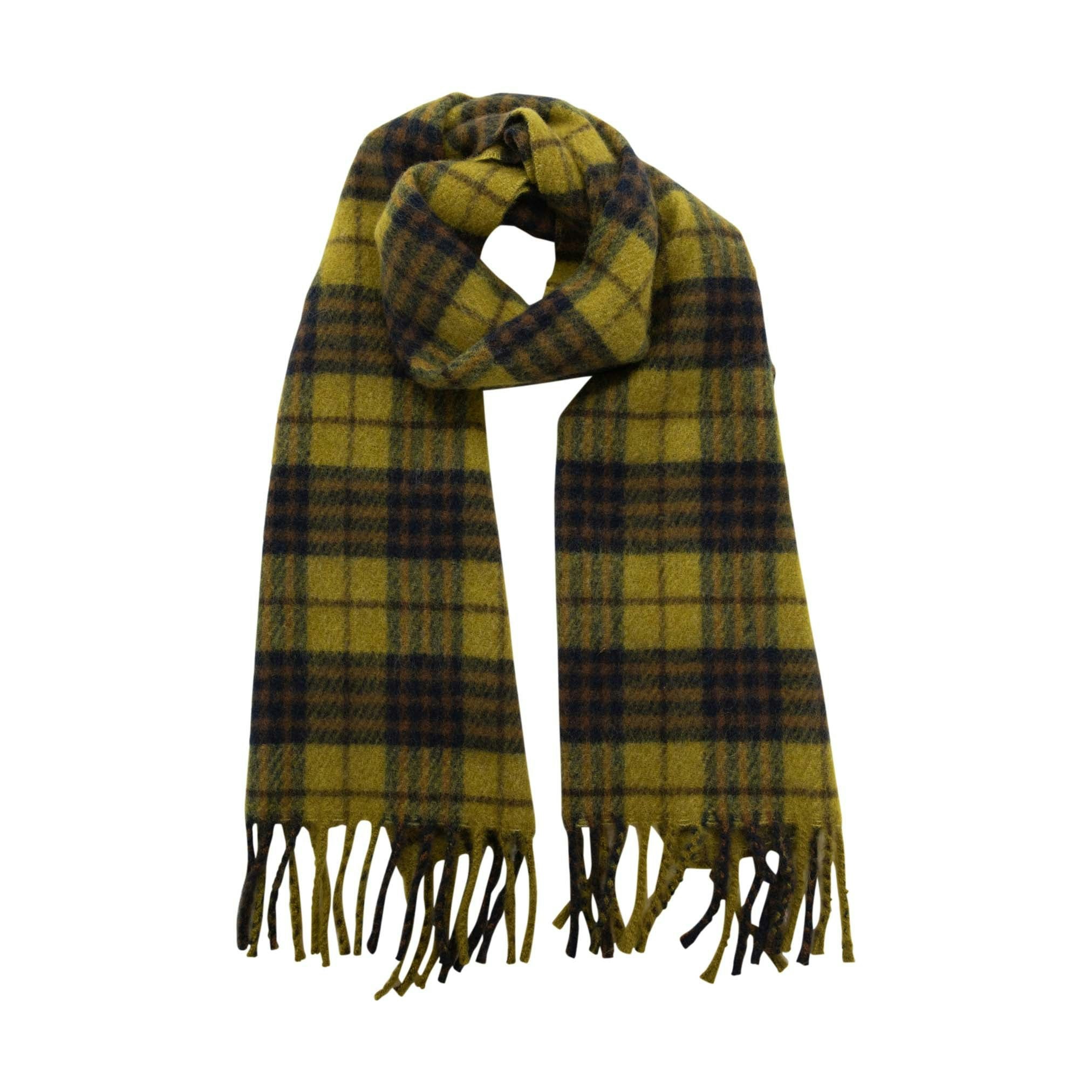 Heritage Traditions Yellow Heritage Soft Touch Tartan Blanket Scarves - Tartan