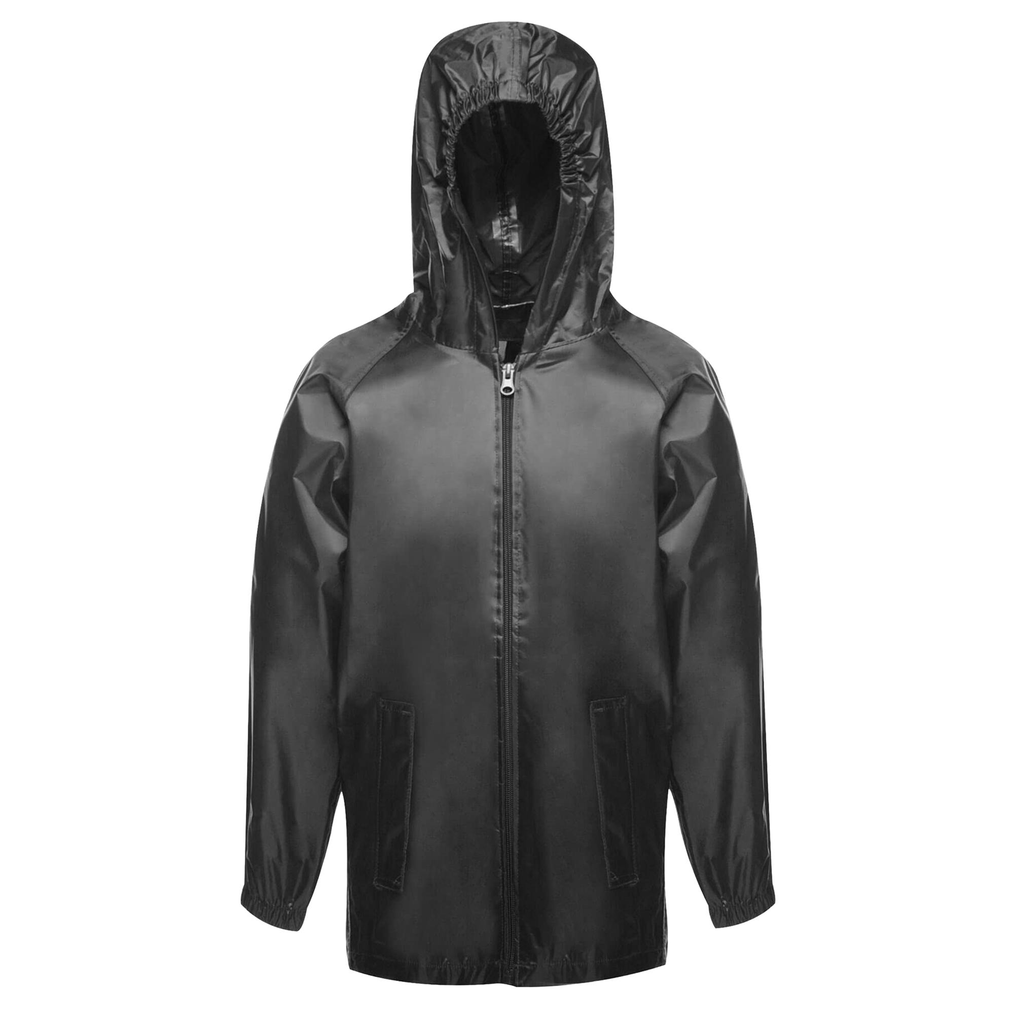 Regatta Black Professional Kids Waterproof Jacket - 2-3 Years - 100% Polyester
