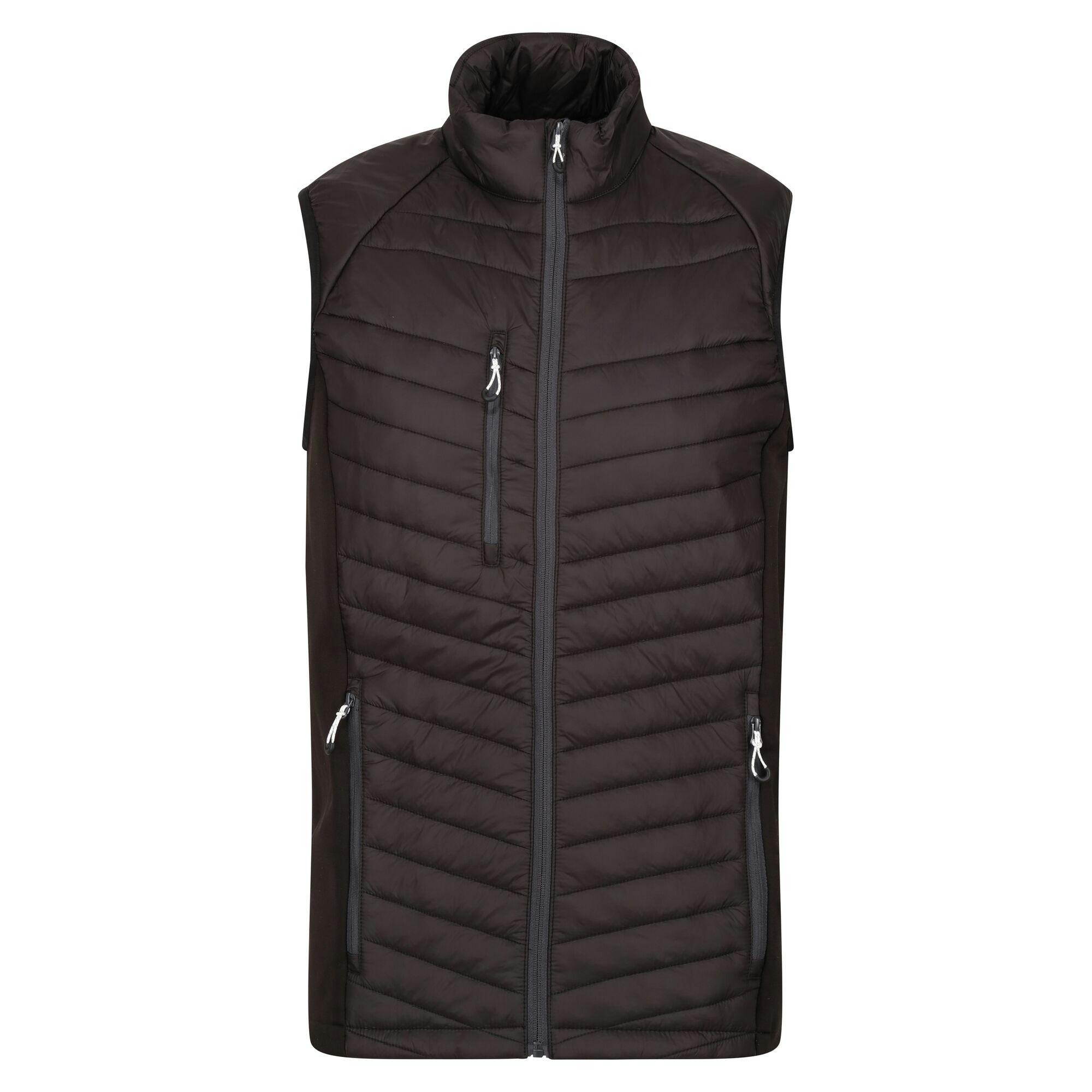 Regatta - Men - Quilted Hybrid Gilet - Black - S - Image 3