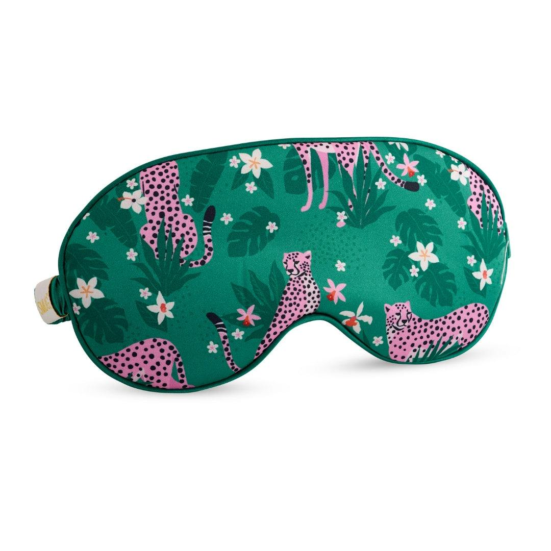 Smug Women's Dark Green Satin Sleep Mask In - Image 4