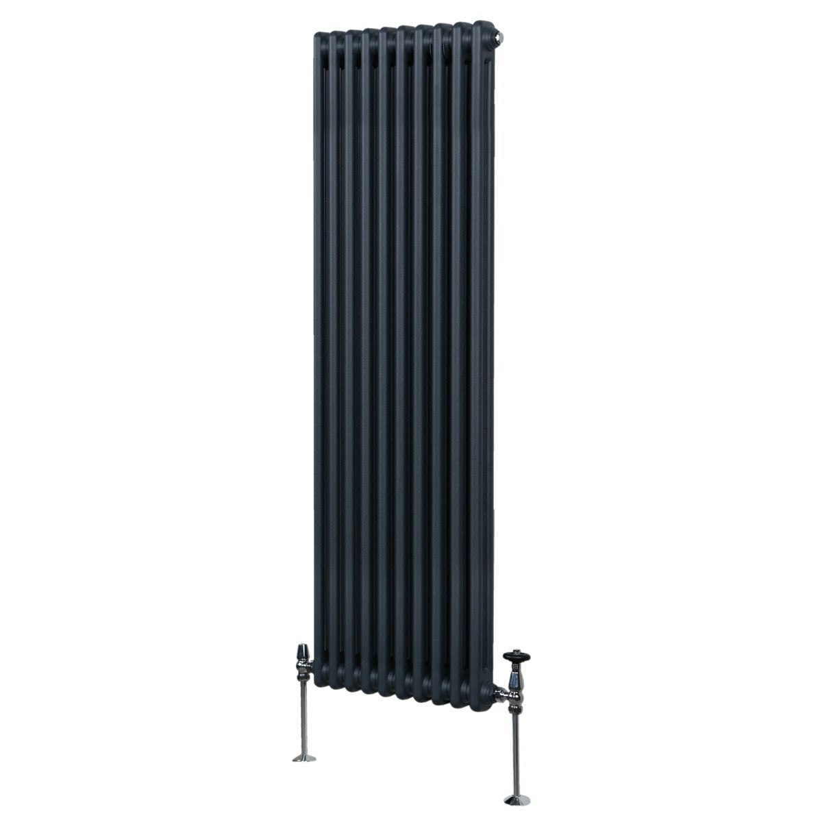 Monstershop Anthracite/Grey Traditional 2 Column Radiator - 1800 X 472Mm
