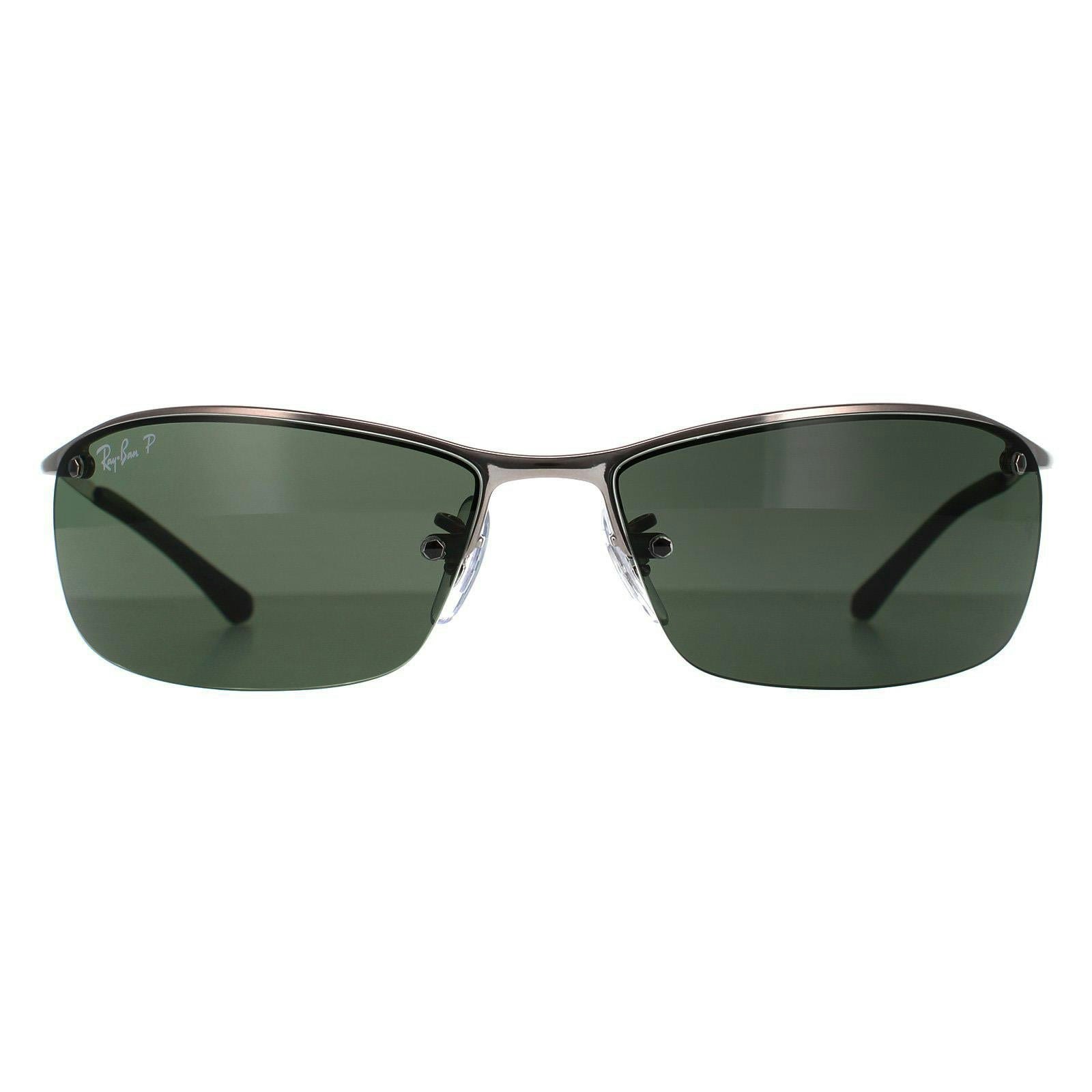 Ray-Ban Men's Green Top Bar 3183 Gunmetal Sunglasses - Image 13